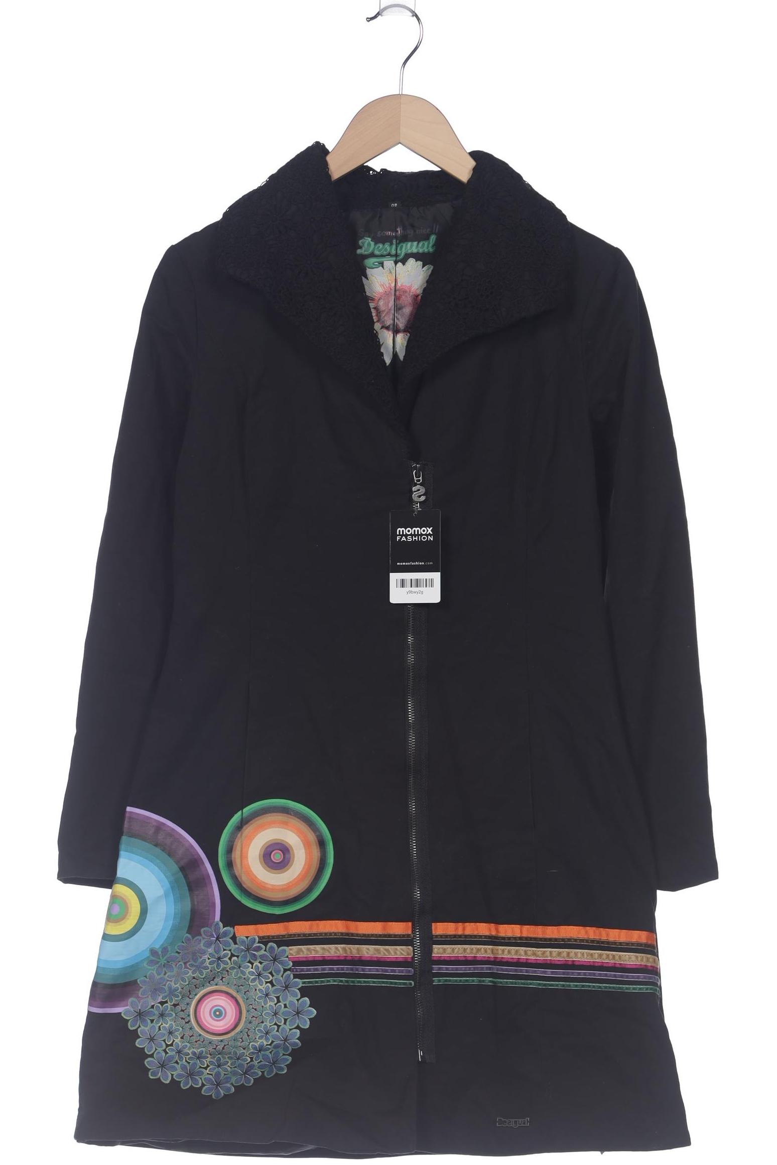 

Desigual Damen Mantel, schwarz, Gr. 40