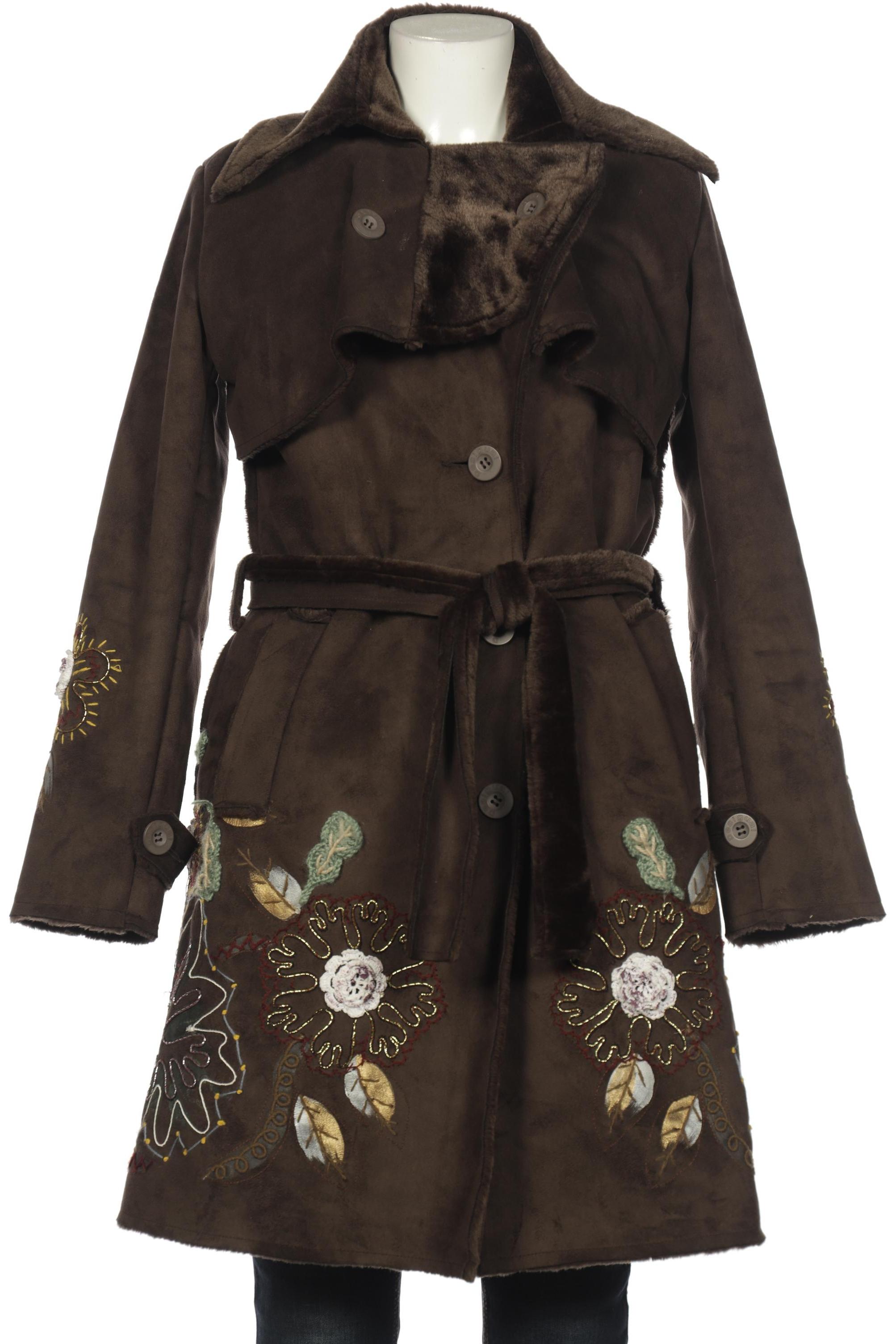 

Desigual Damen Mantel, braun, Gr. 42
