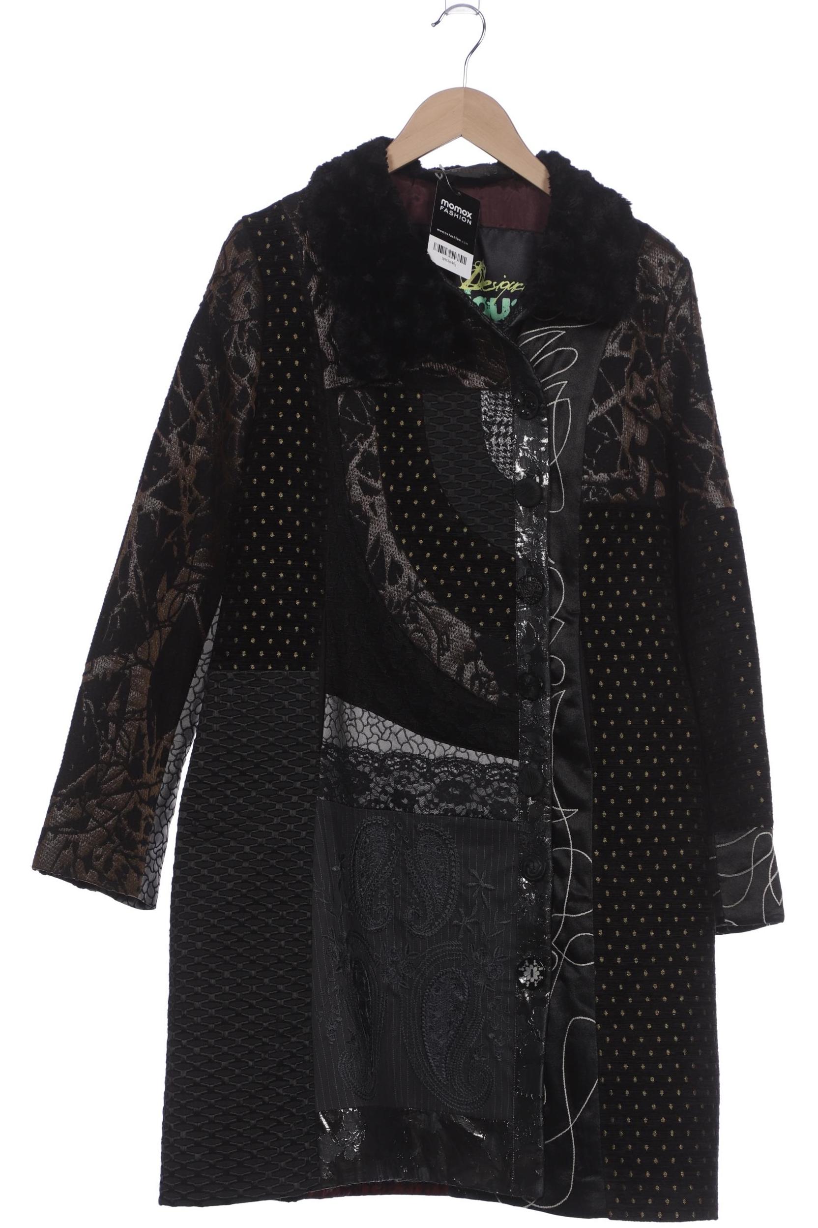 

Desigual Damen Mantel, schwarz, Gr. 42