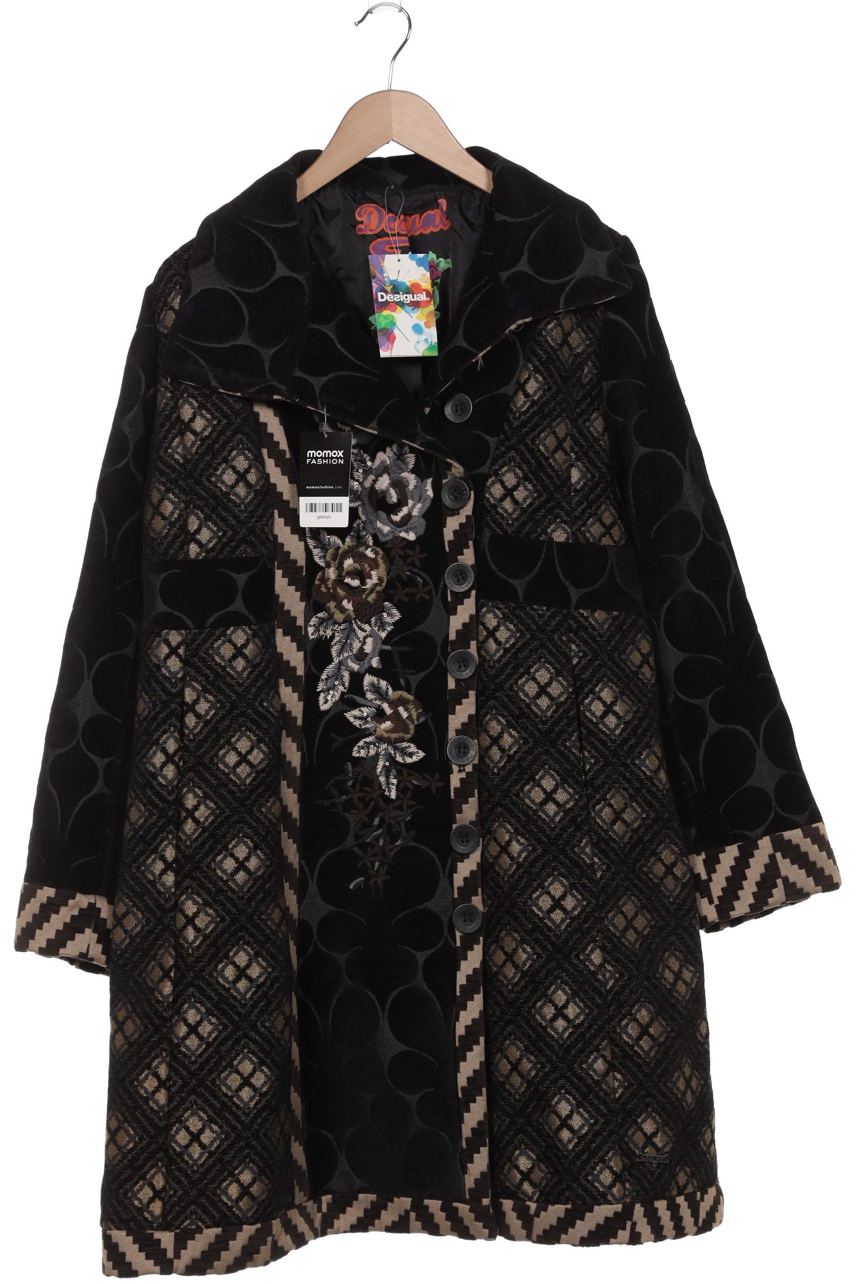 

Desigual Damen Mantel, schwarz, Gr. 44