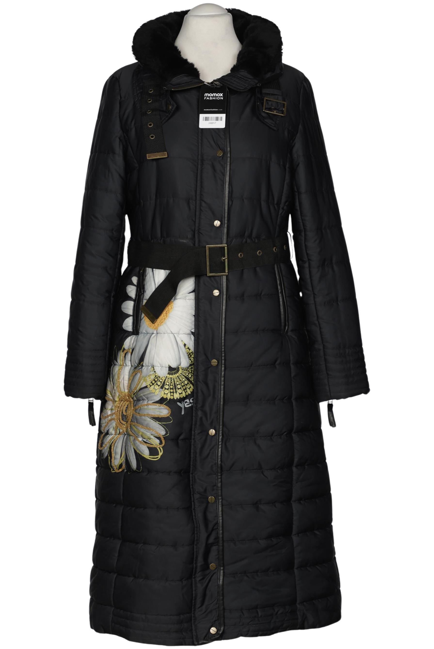 

Desigual Damen Mantel, schwarz, Gr. 40