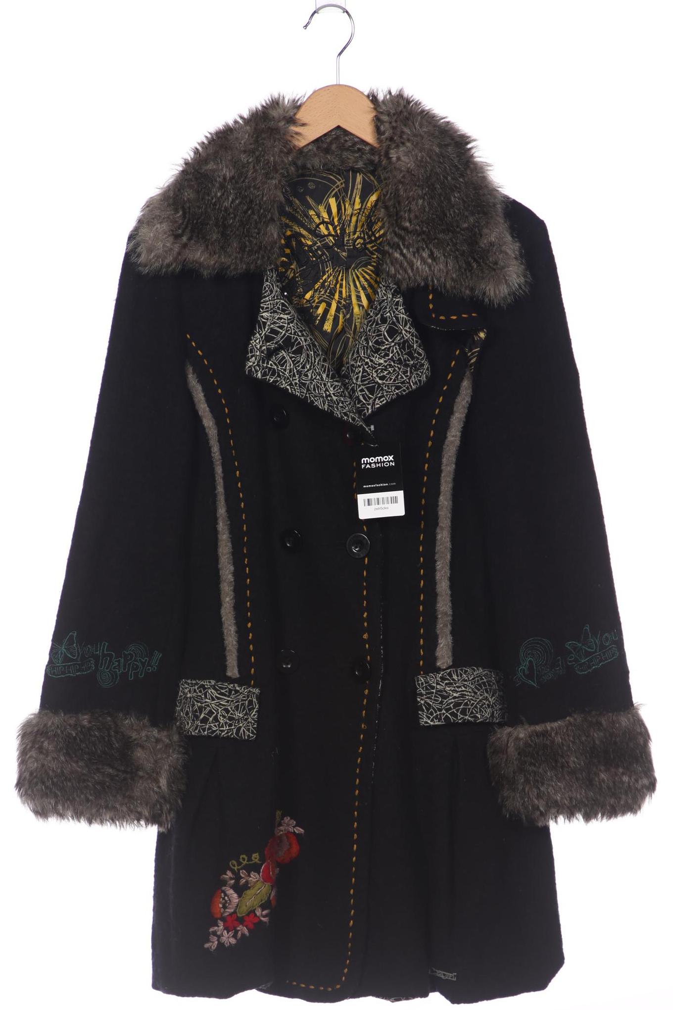 

Desigual Damen Mantel, schwarz, Gr. 44