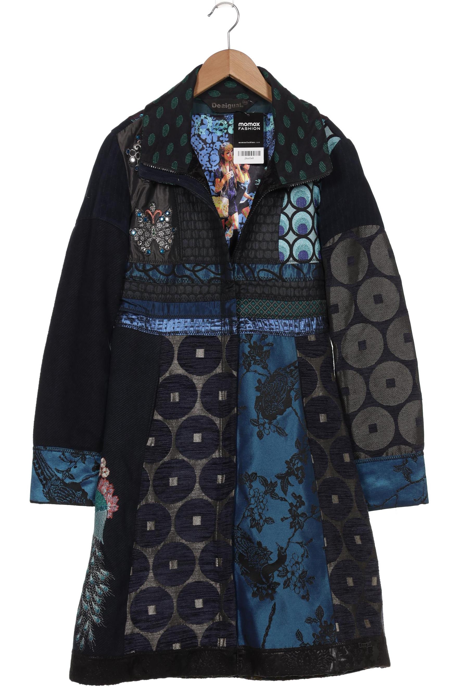 

Desigual Damen Mantel, marineblau, Gr. 40