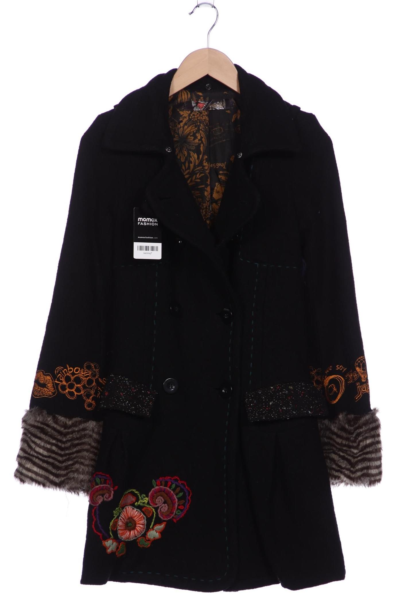 

Desigual Damen Mantel, schwarz, Gr. 36