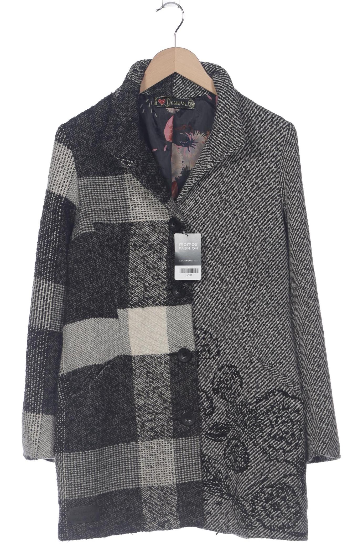 

Desigual Damen Mantel, grau, Gr. 40