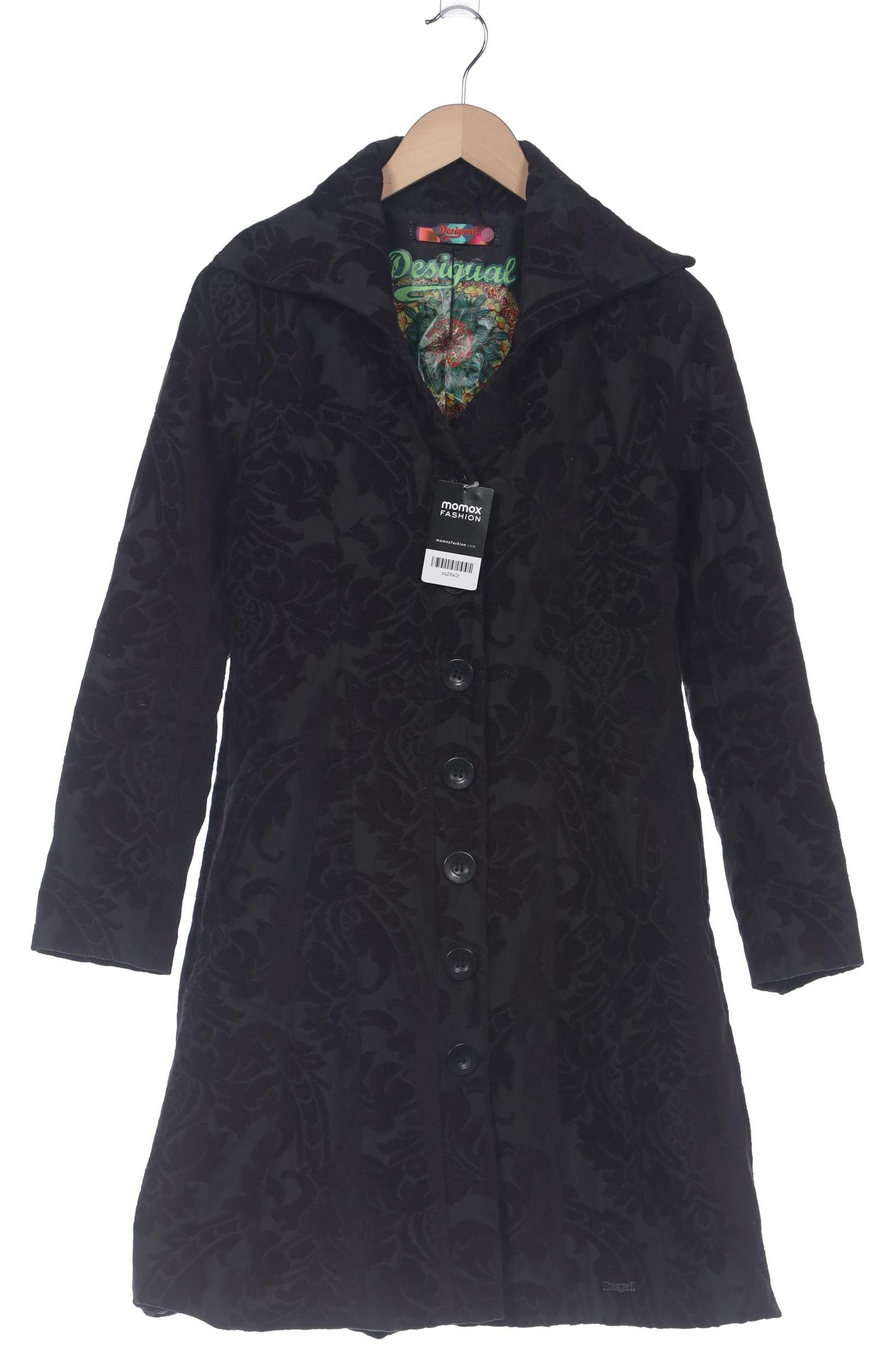 

Desigual Damen Mantel, schwarz, Gr. 38
