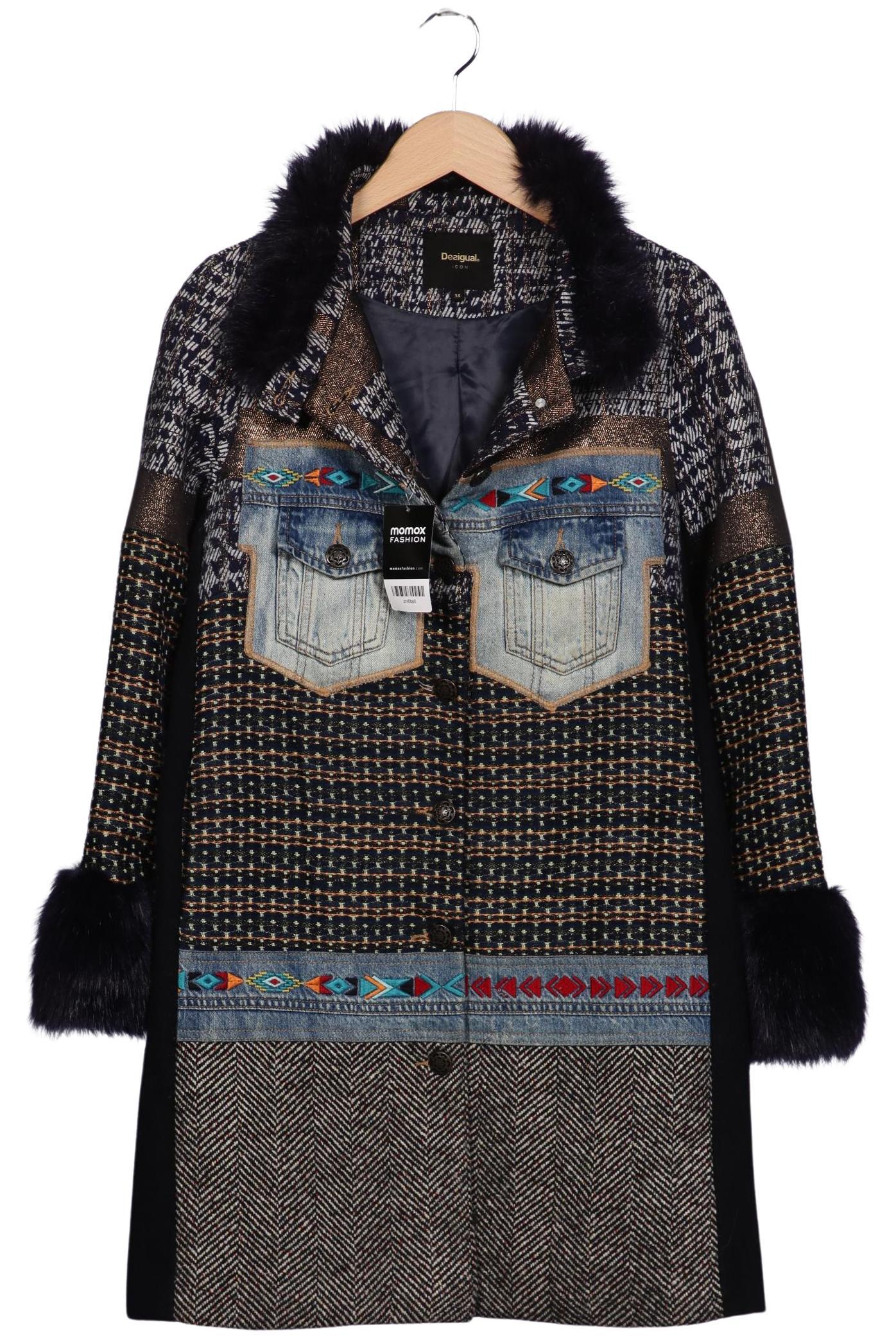 

Desigual Damen Mantel, mehrfarbig, Gr. 38
