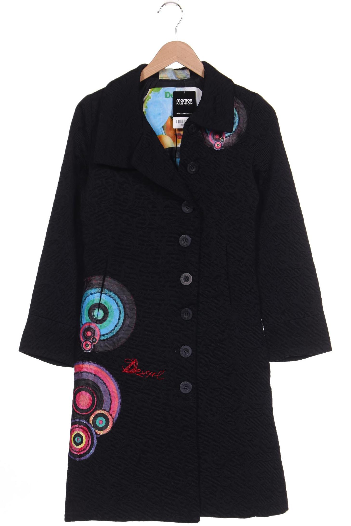 

Desigual Damen Mantel, schwarz, Gr. 36