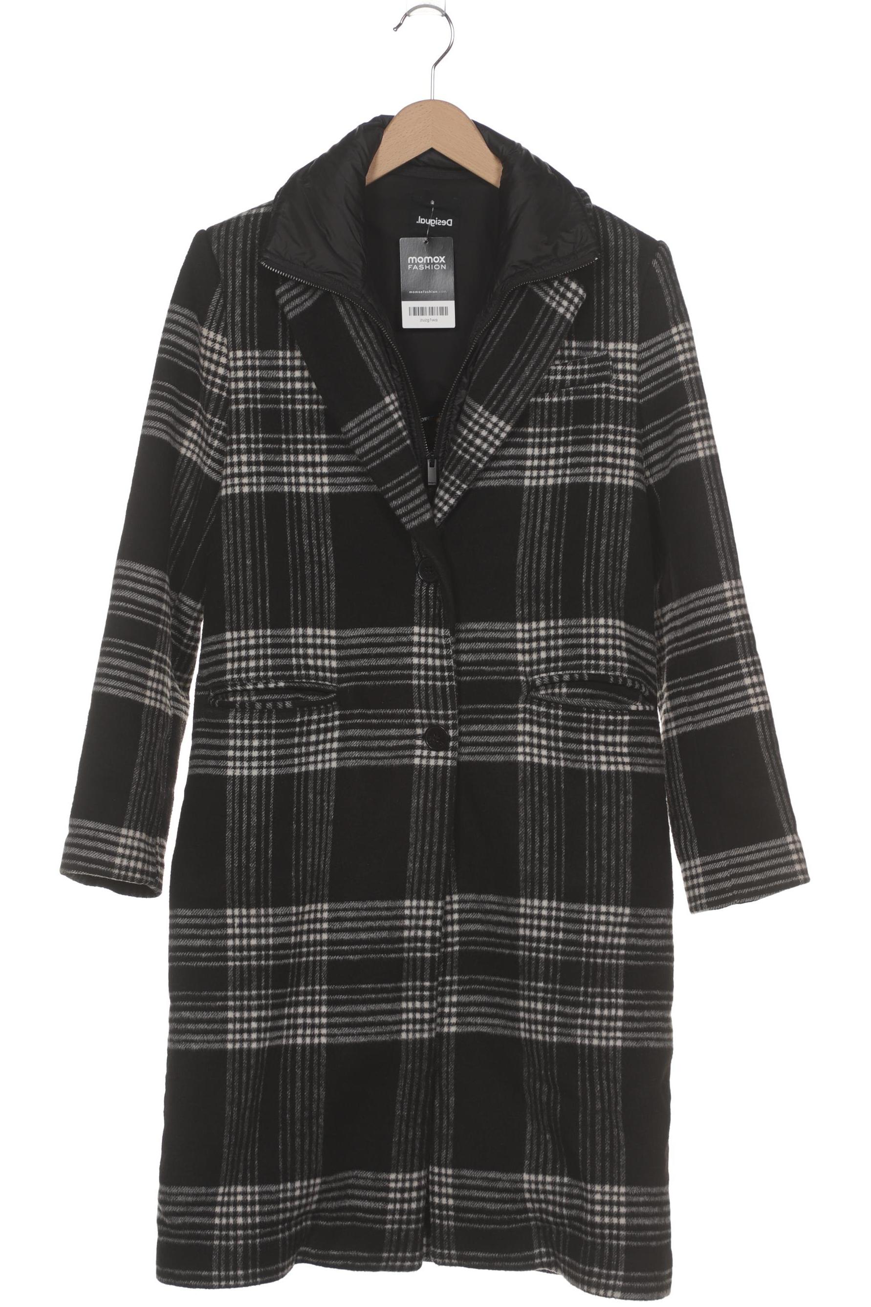 

Desigual Damen Mantel, schwarz, Gr. 38