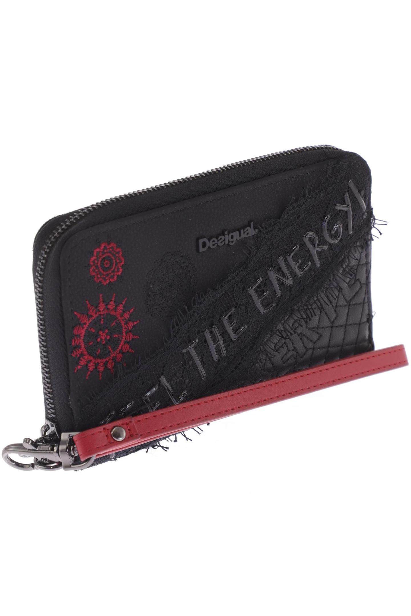 

Desigual Damen Portemonnaie, schwarz, Gr.