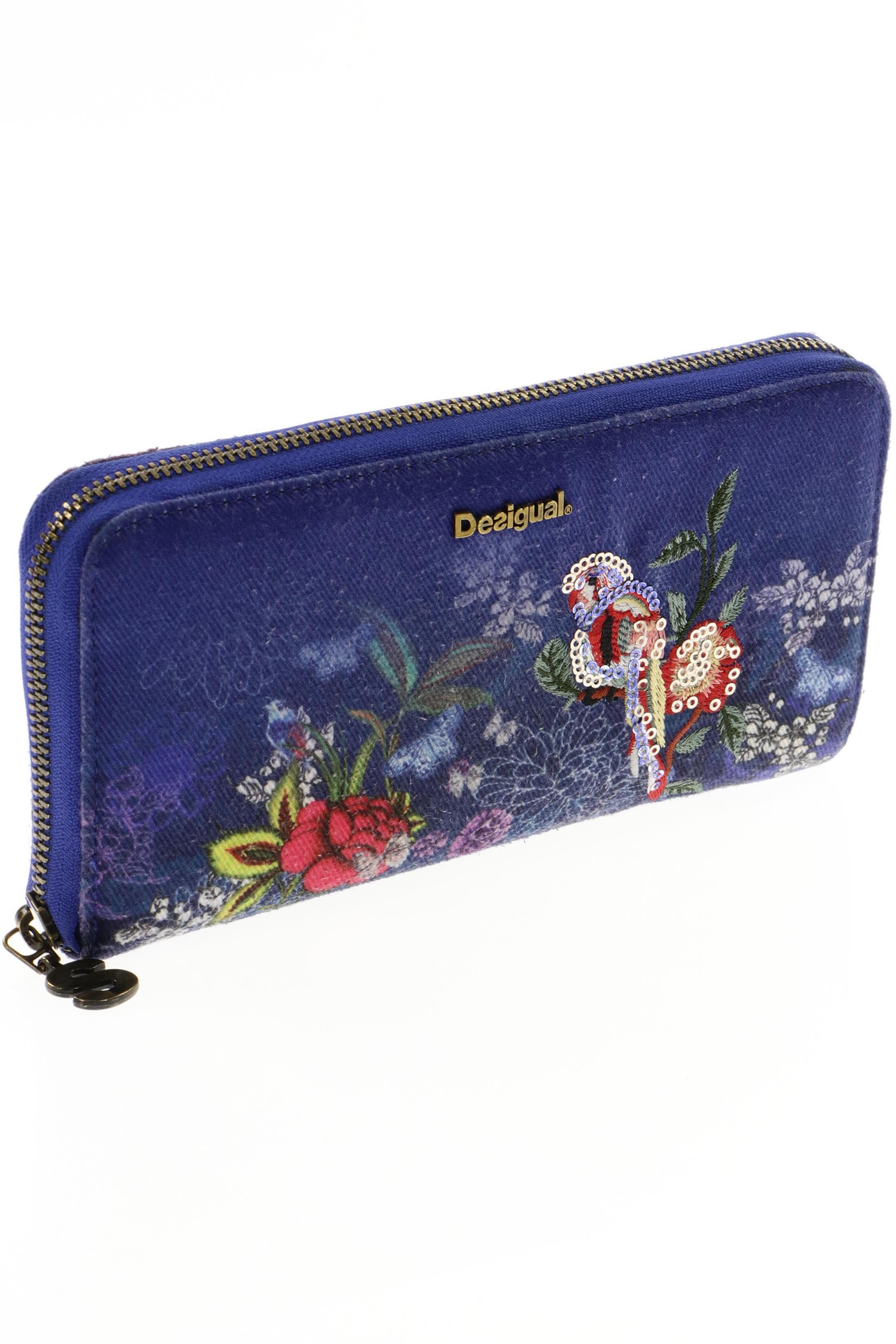 

Desigual Damen Portemonnaie, blau, Gr.