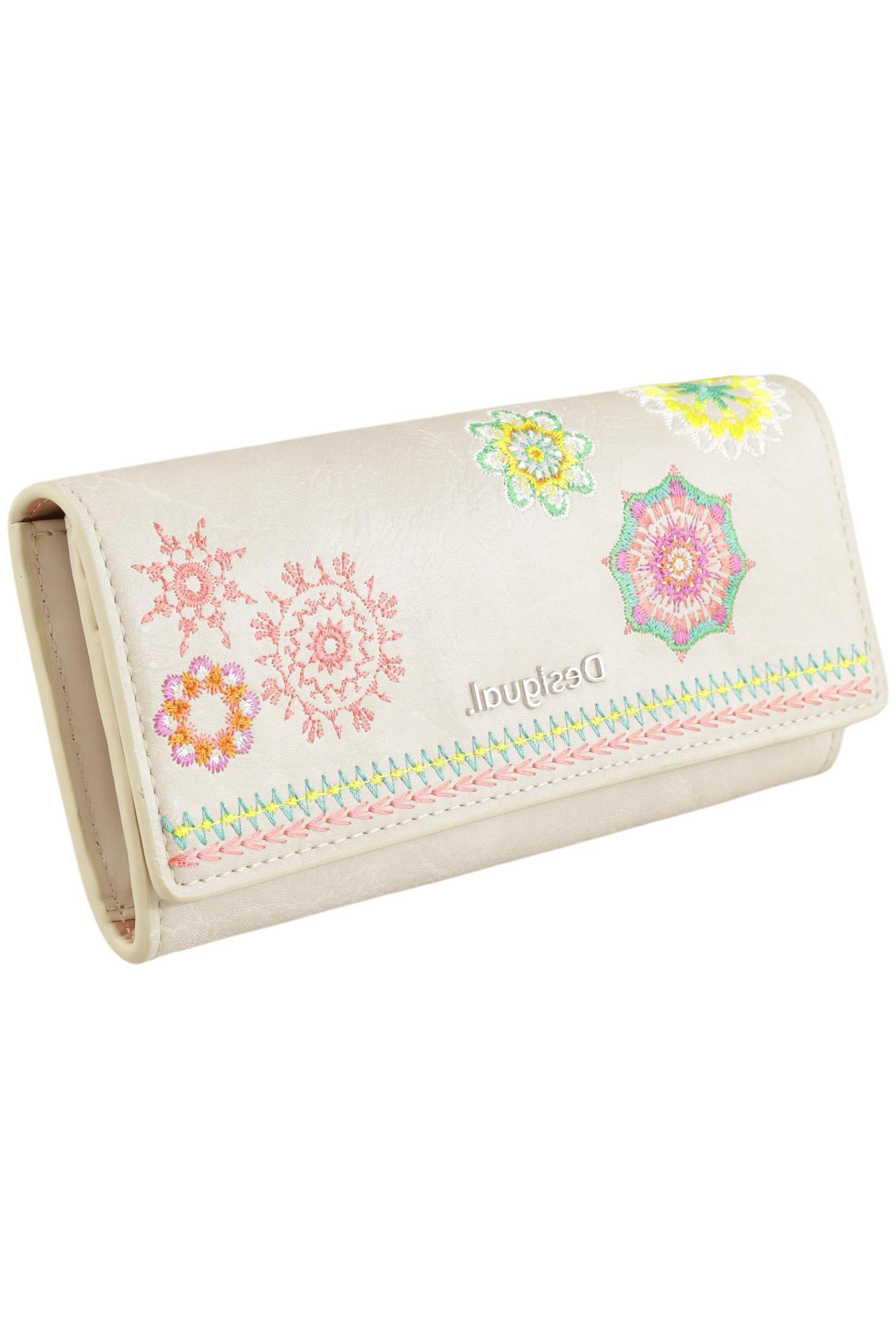 

Desigual Damen Portemonnaie, beige, Gr.