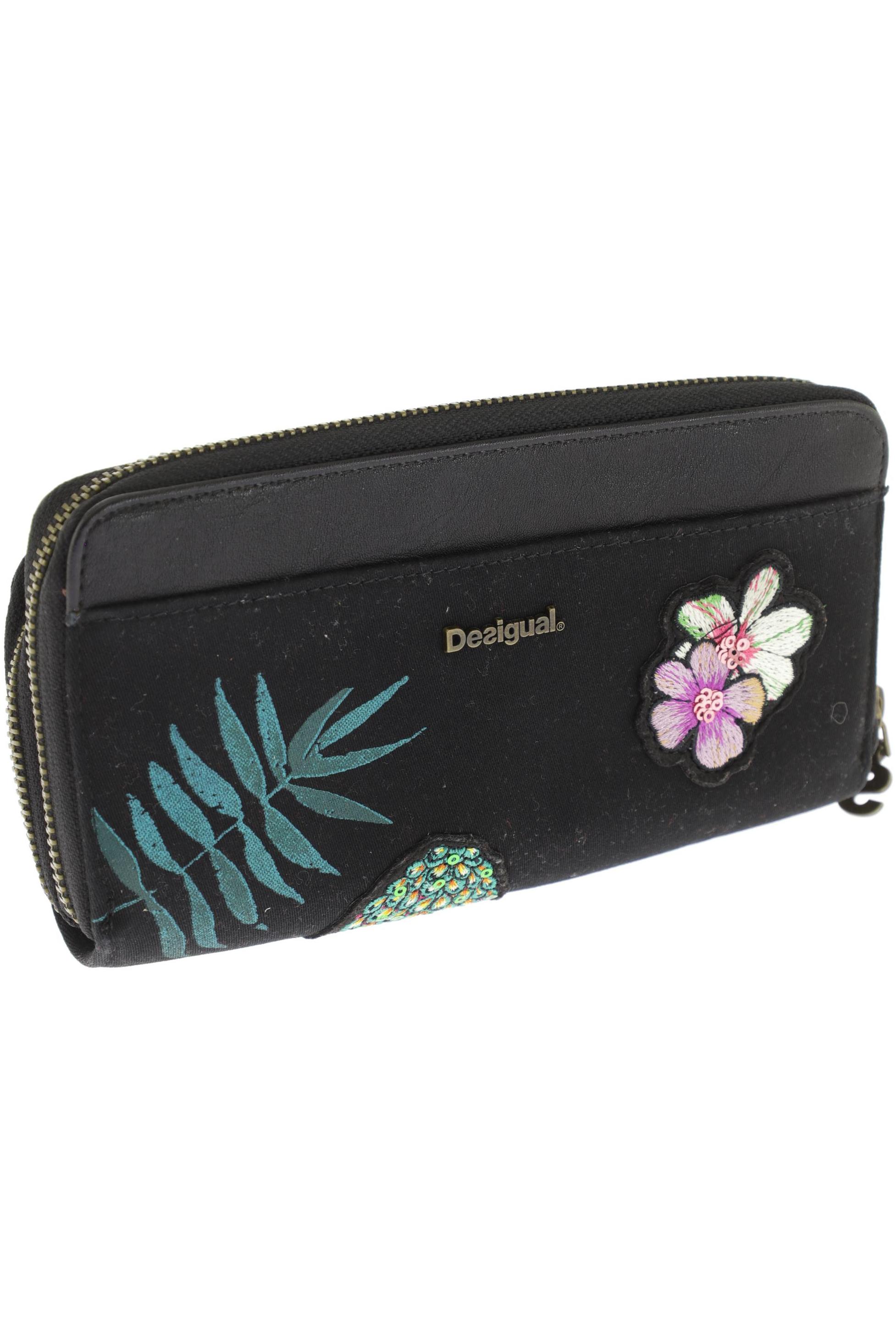 

Desigual Damen Portemonnaie, schwarz, Gr.