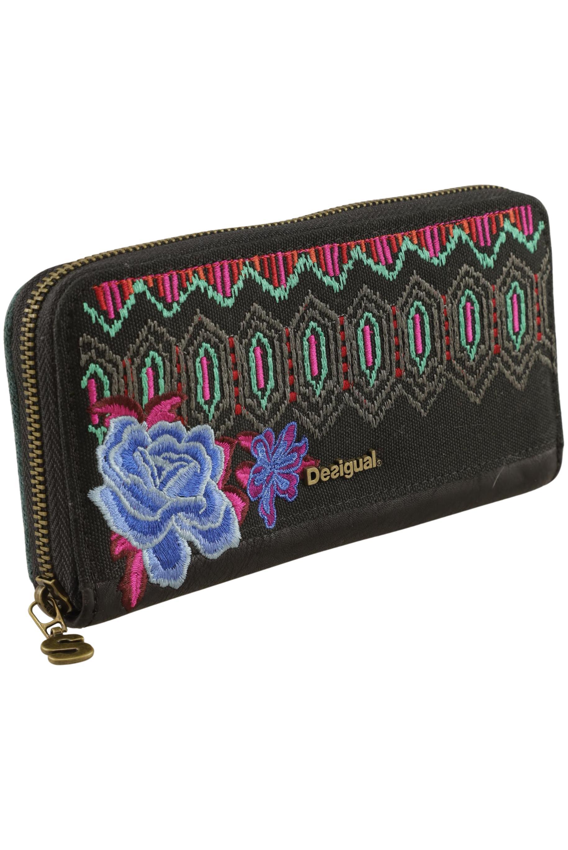 

Desigual Damen Portemonnaie, schwarz, Gr.