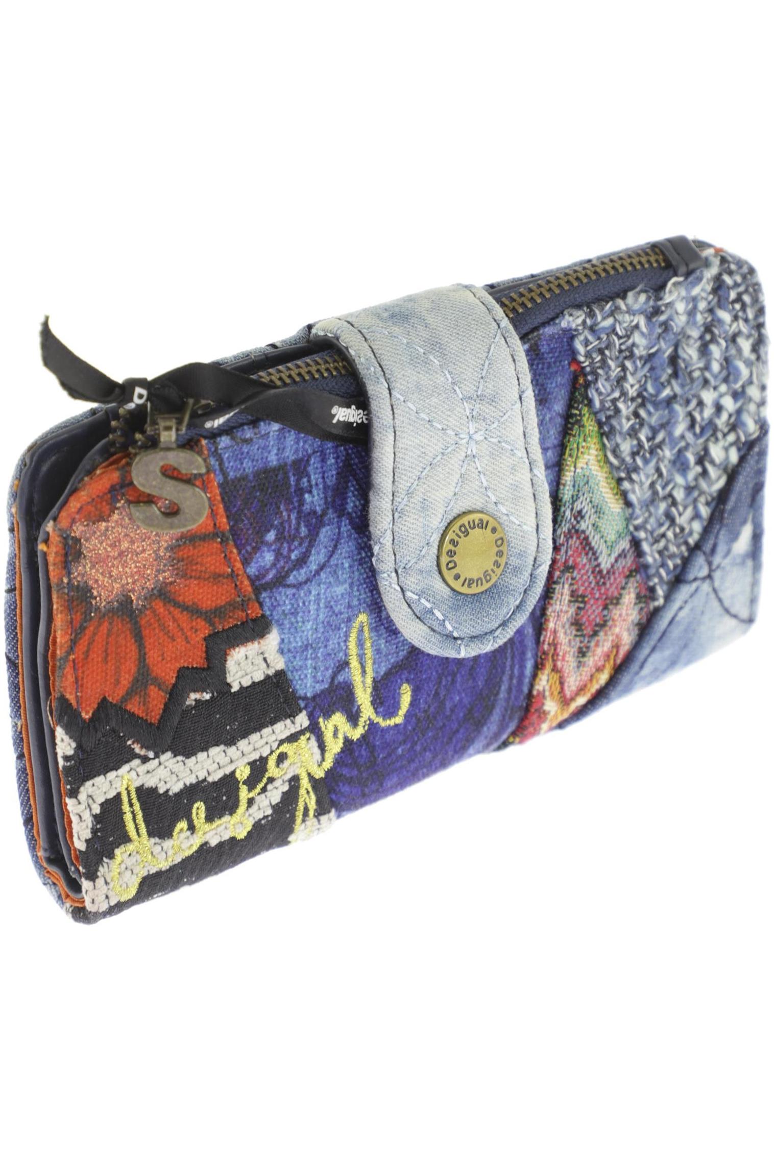 

Desigual Damen Portemonnaie, blau, Gr.