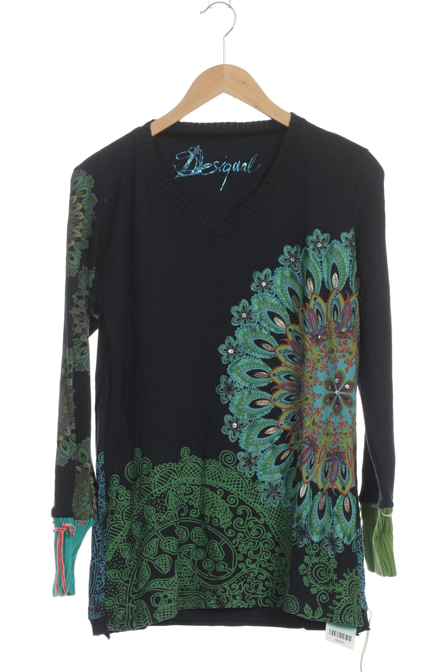 

Desigual Damen Pullover, blau, Gr.