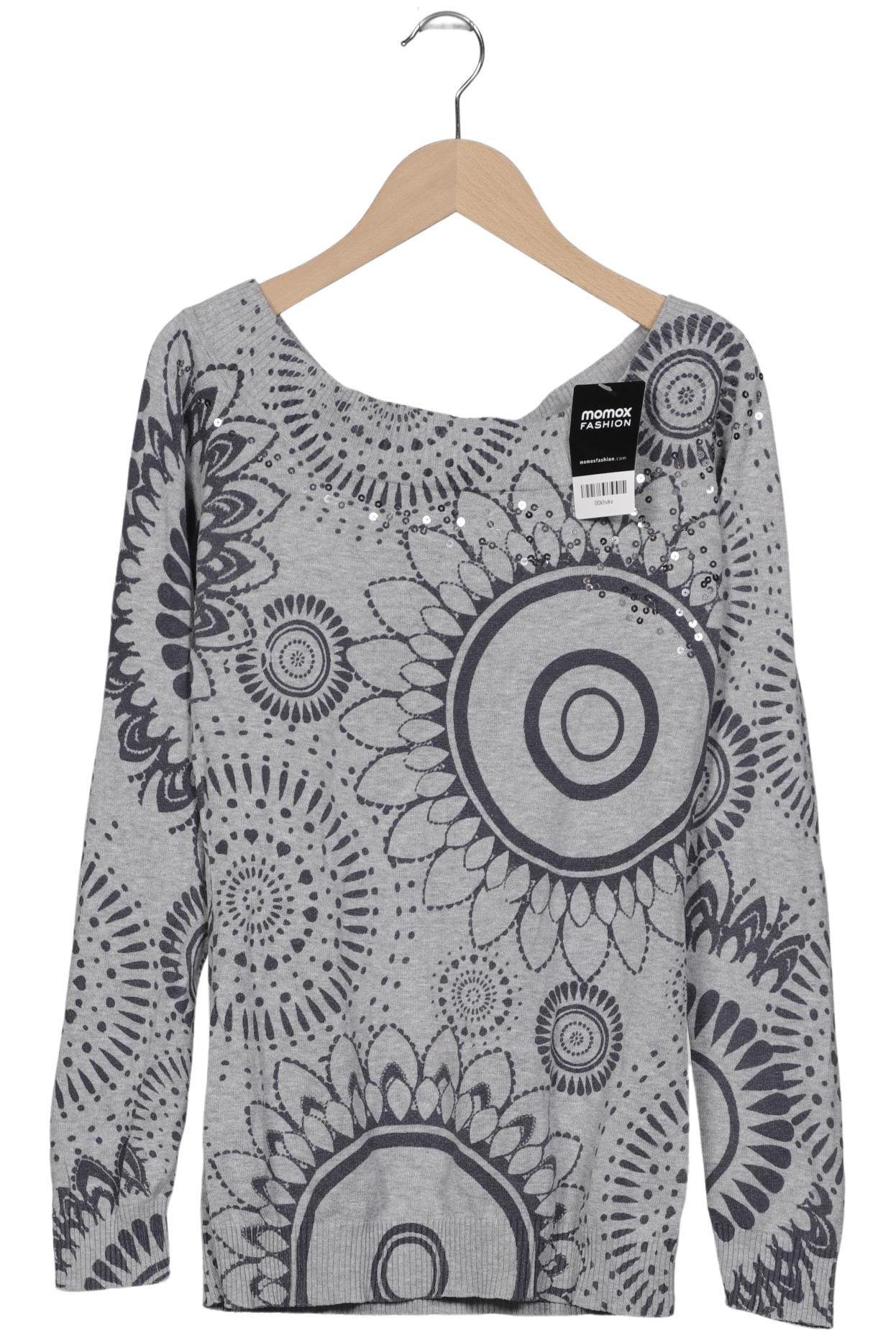 

Desigual Damen Pullover, grau, Gr. 38