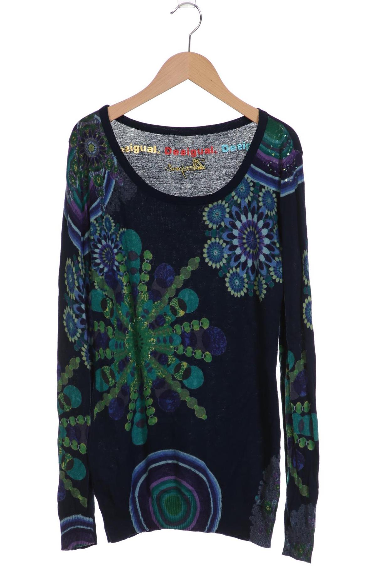 

Desigual Damen Pullover, marineblau, Gr. 36
