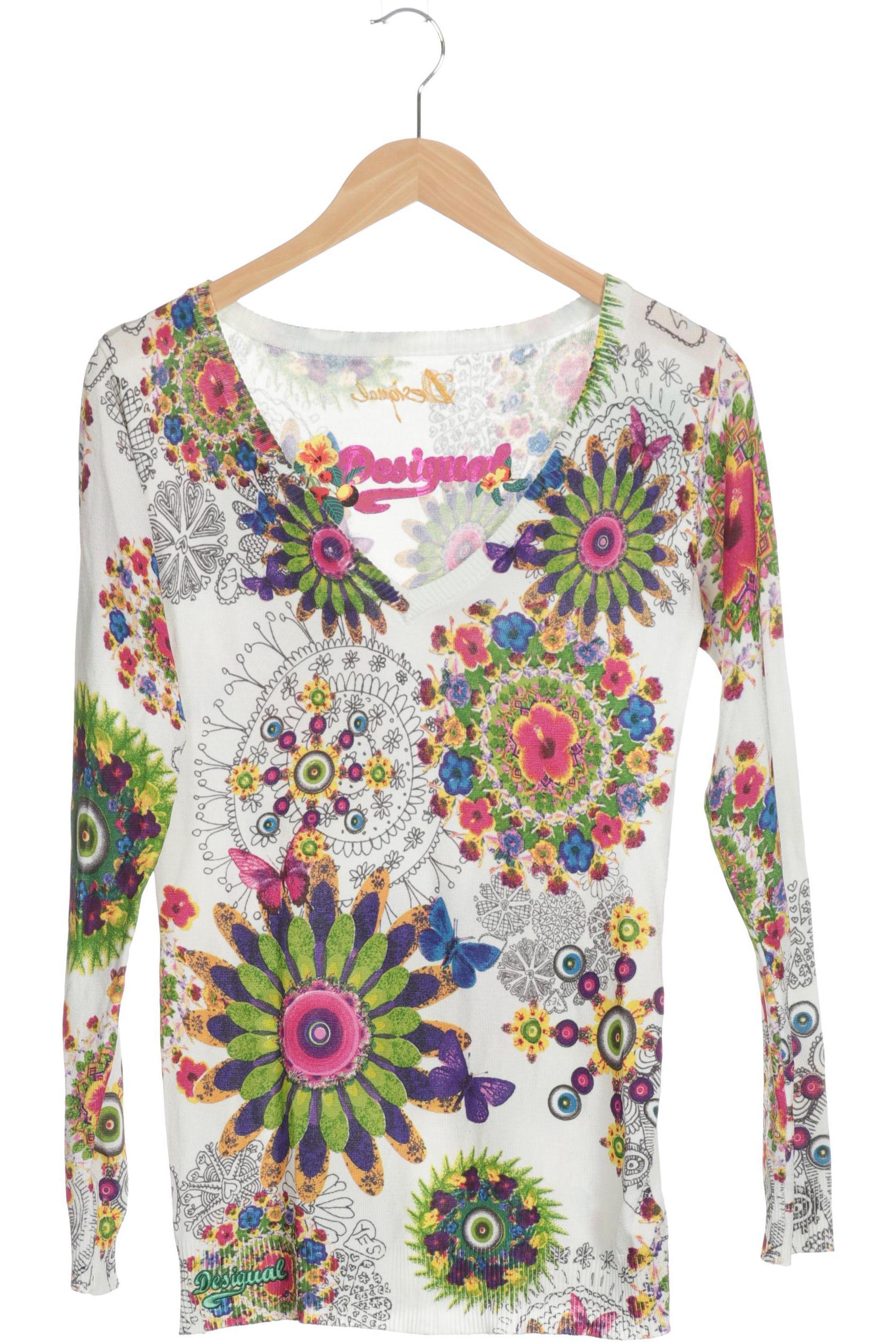 

Desigual Damen Pullover, weiß, Gr.