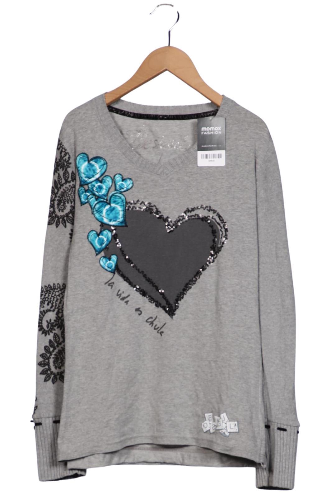 

Desigual Damen Pullover, grau, Gr. 42