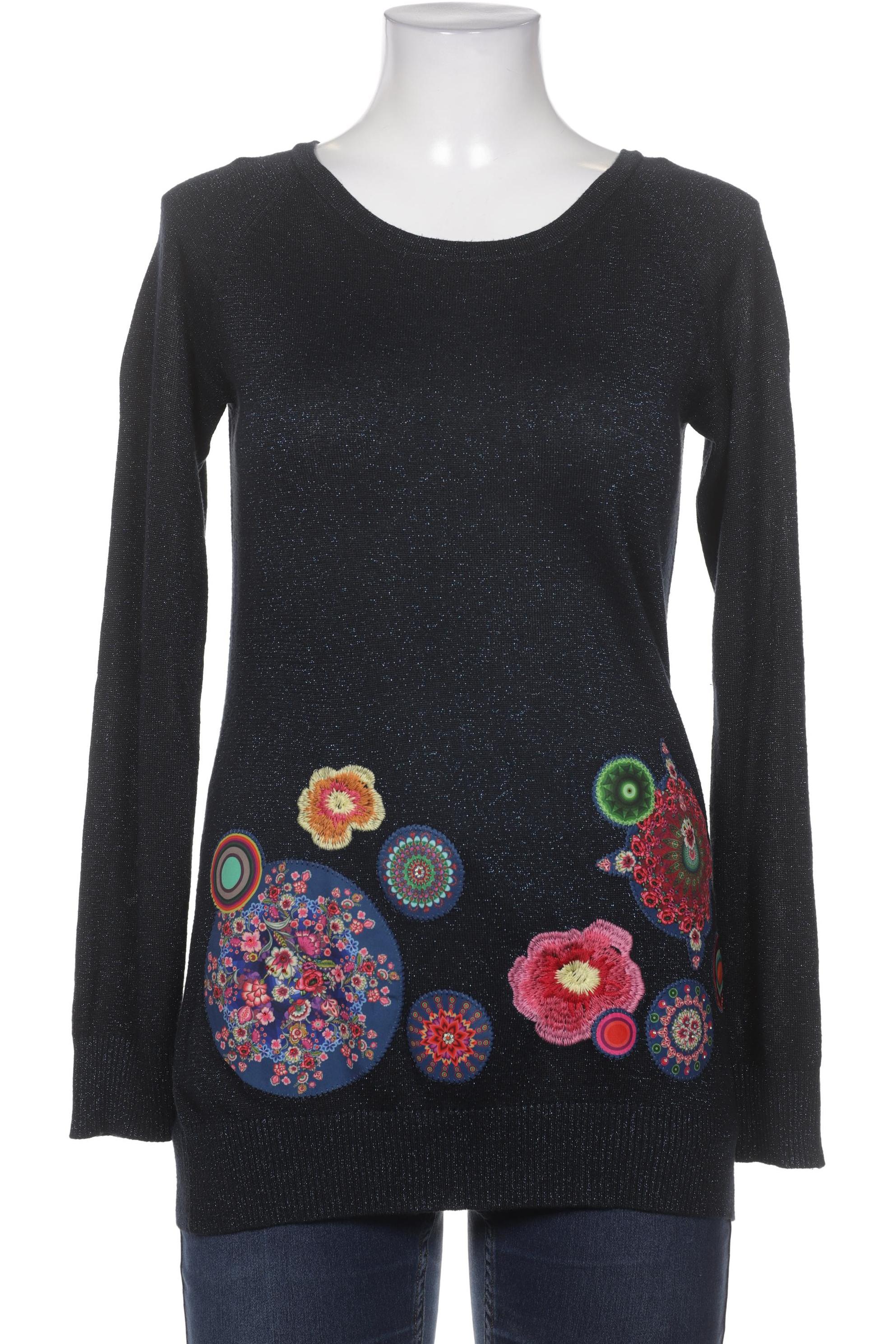 

Desigual Damen Pullover, marineblau, Gr. 42