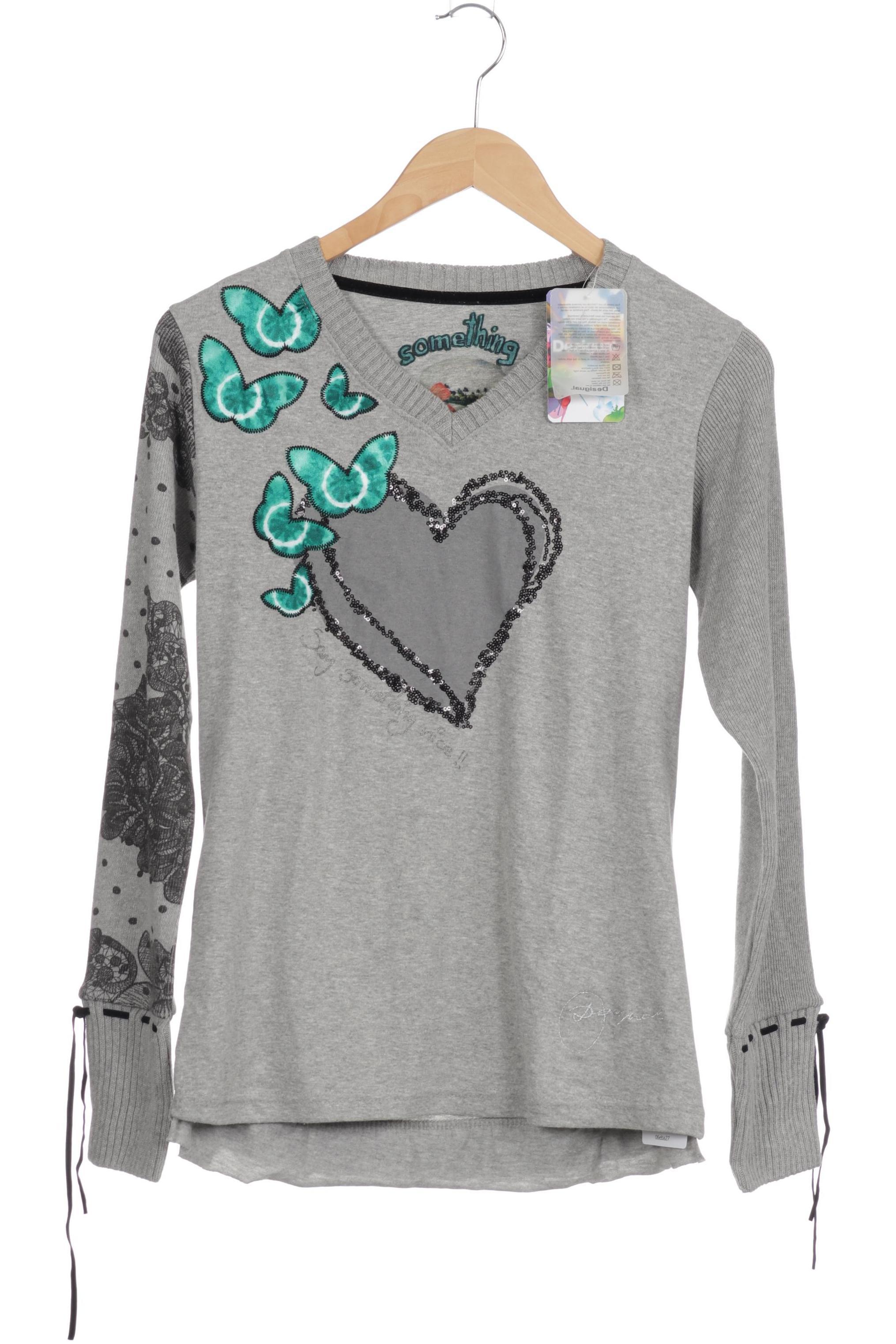

Desigual Damen Pullover, grau, Gr.