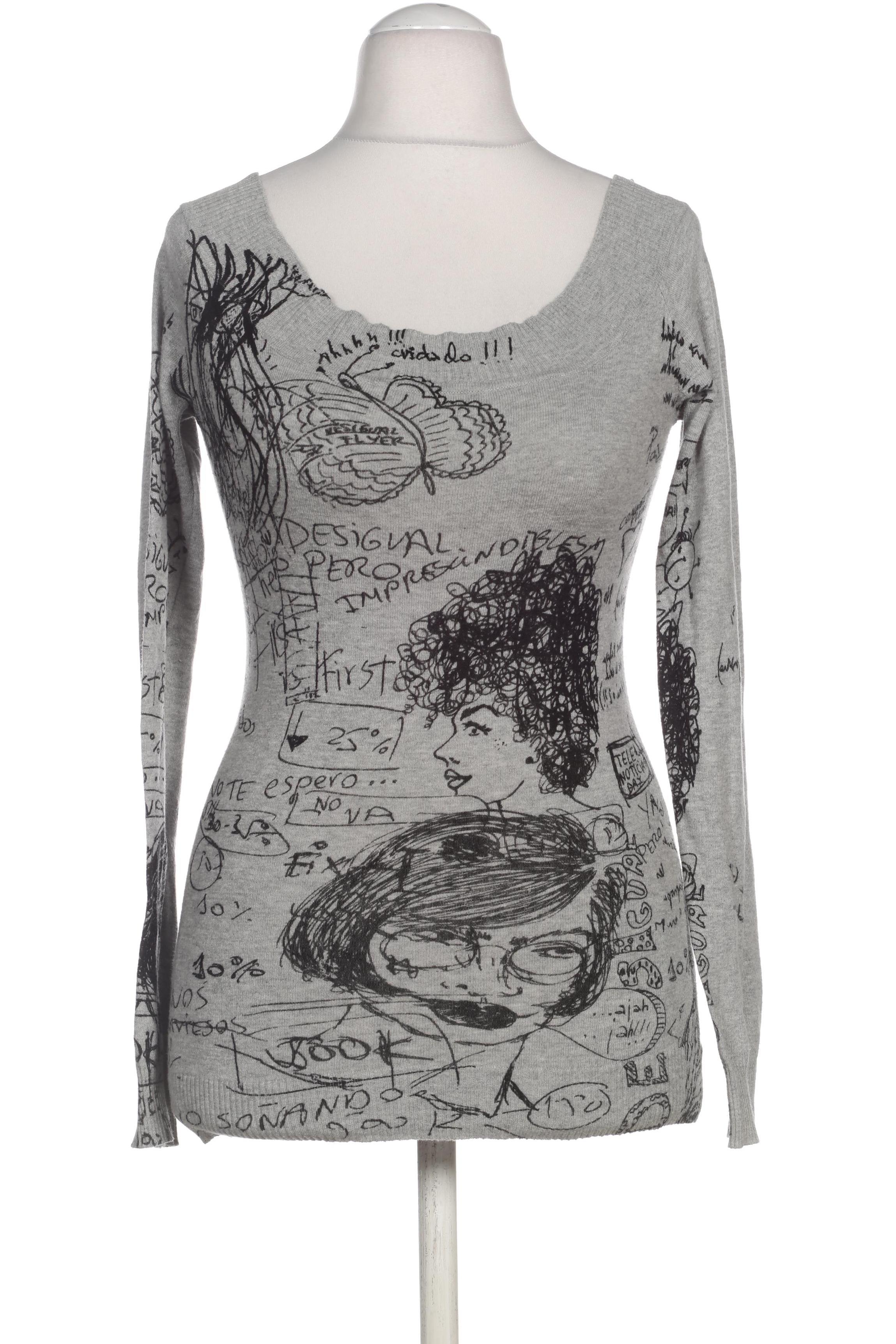 

Desigual Damen Pullover, grau, Gr. 36