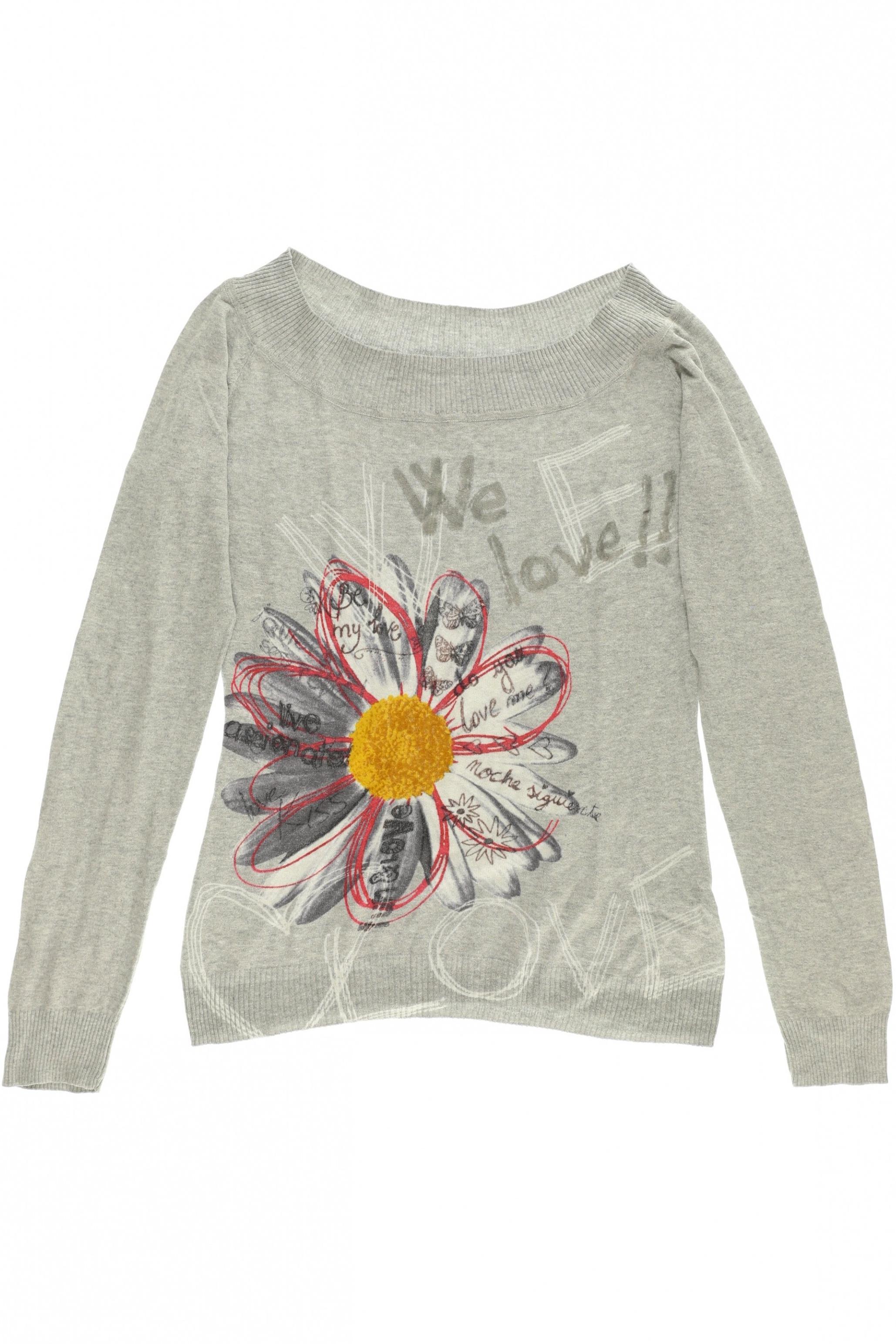 

Desigual Damen Pullover, grau, Gr.