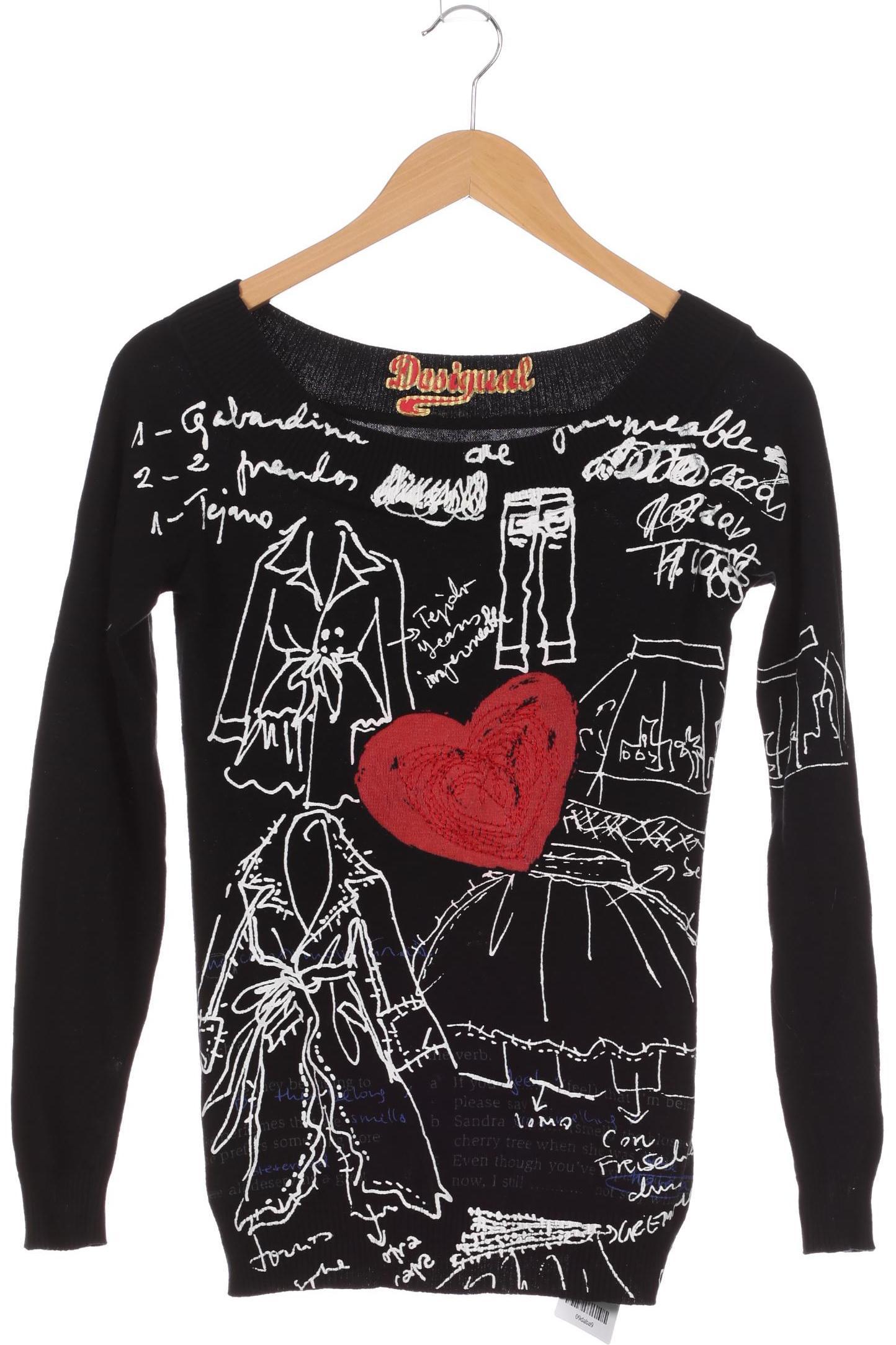 

Desigual Damen Pullover, schwarz, Gr.