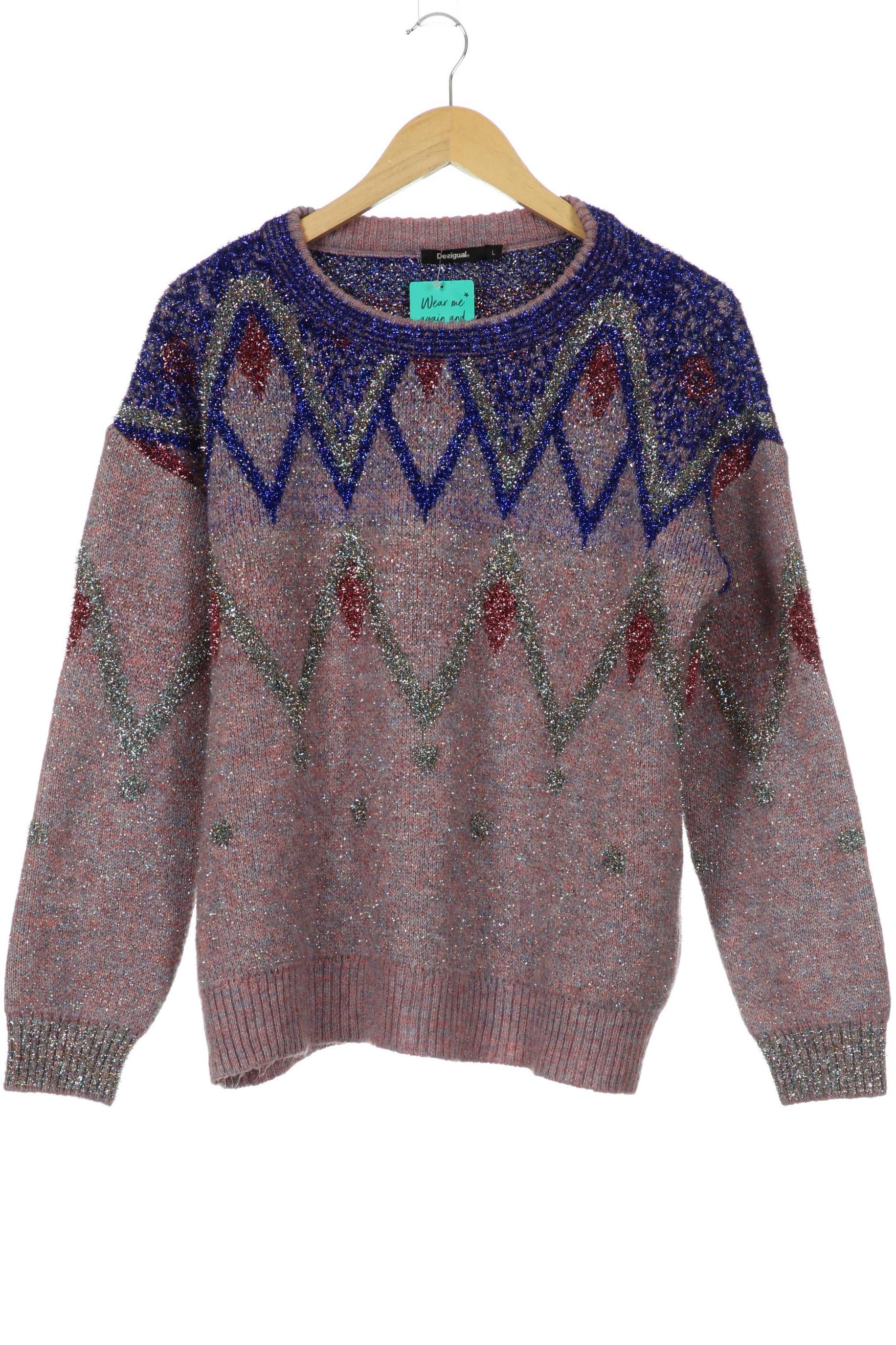 

Desigual Damen Pullover, pink, Gr.