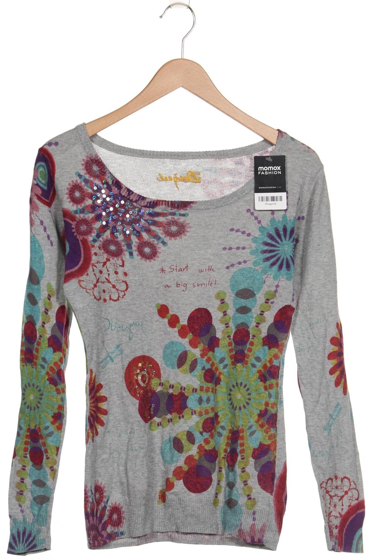 

Desigual Damen Pullover, grau, Gr. 38