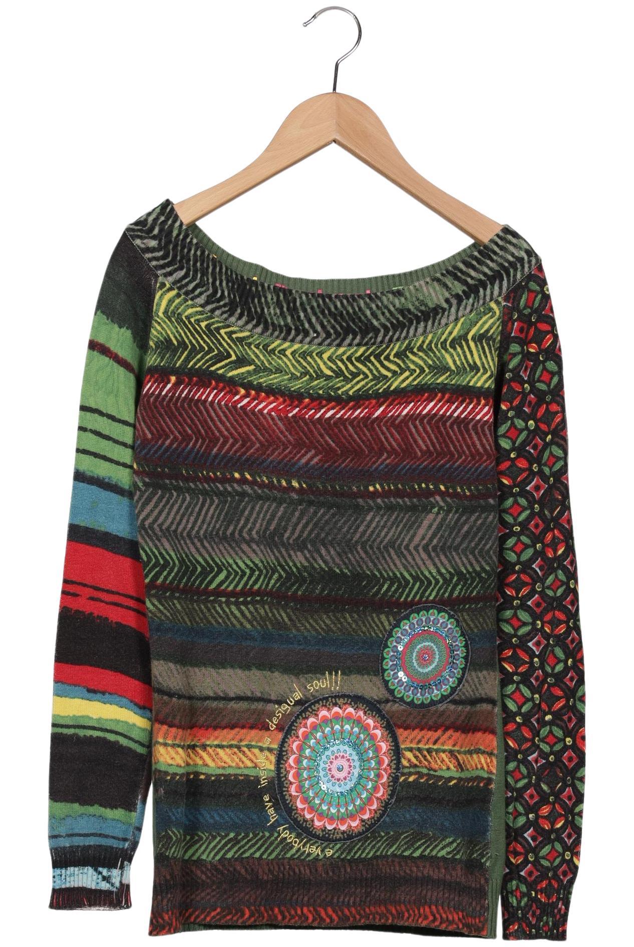 

Desigual Damen Pullover, grün, Gr. 38