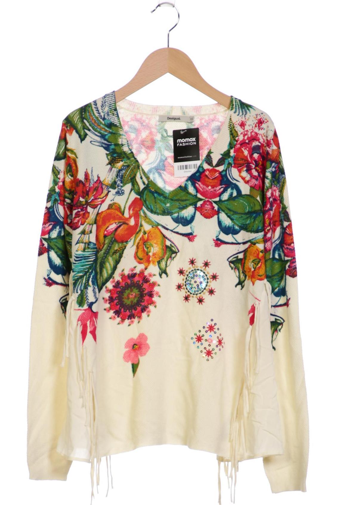 

Desigual Damen Pullover, beige, Gr. 34
