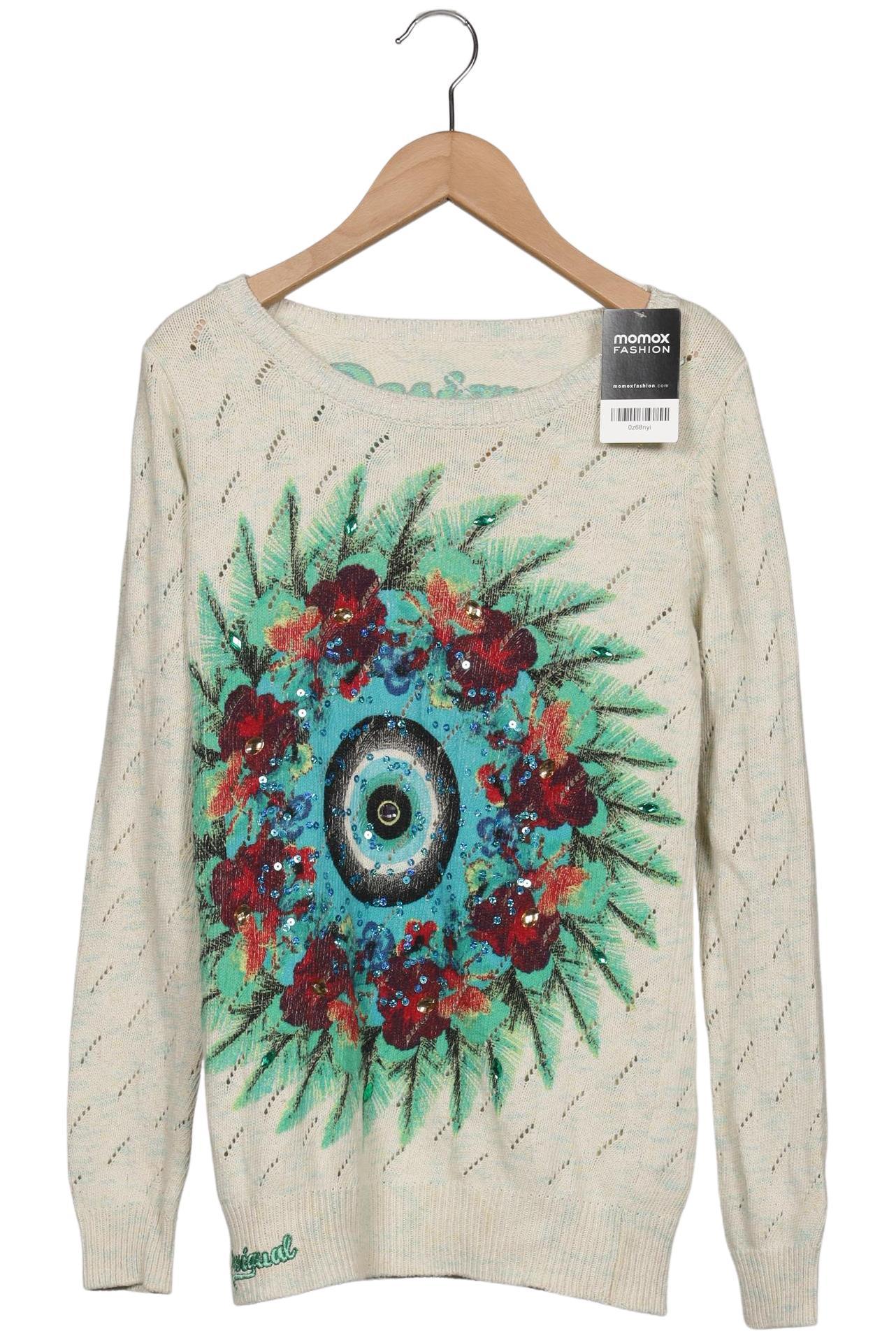 

Desigual Damen Pullover, cremeweiß, Gr. 36