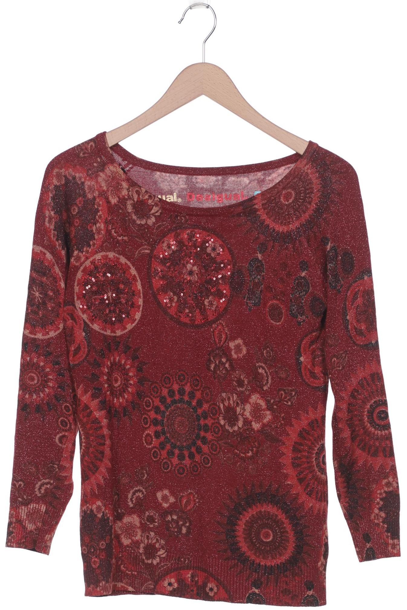 

Desigual Damen Pullover, rot, Gr. 38