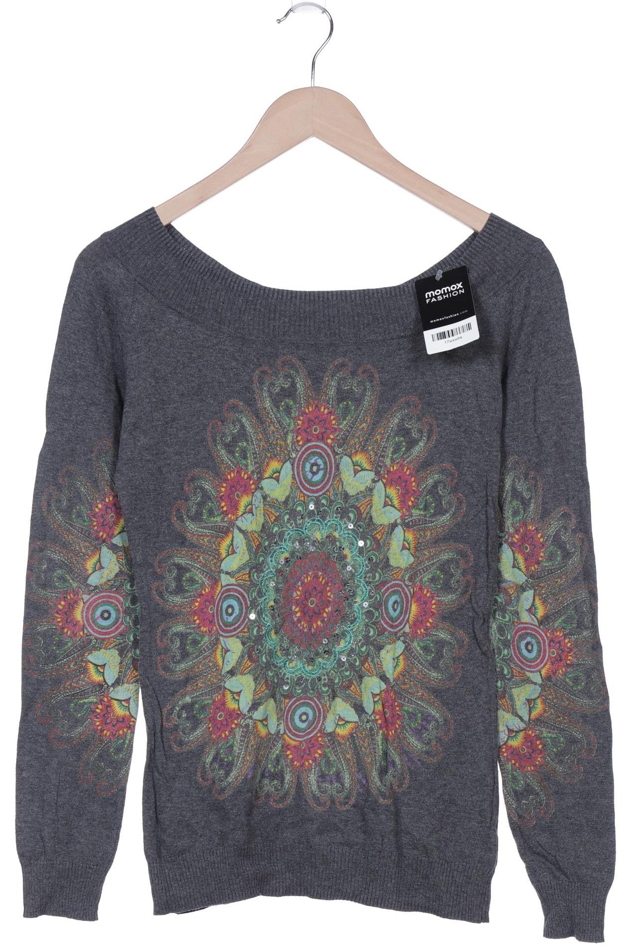 

Desigual Damen Pullover, grau, Gr. 38