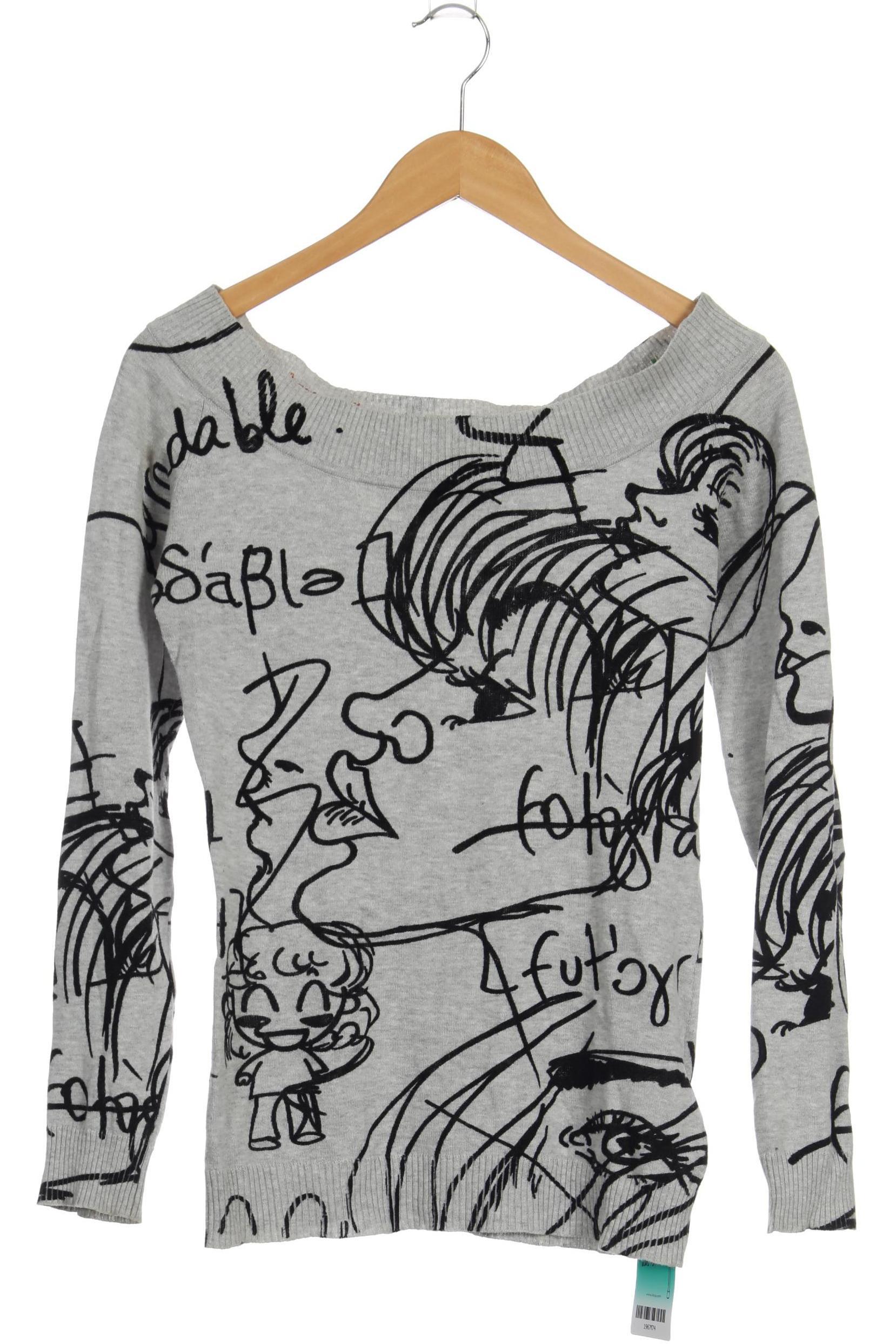 

Desigual Damen Pullover, grau, Gr.