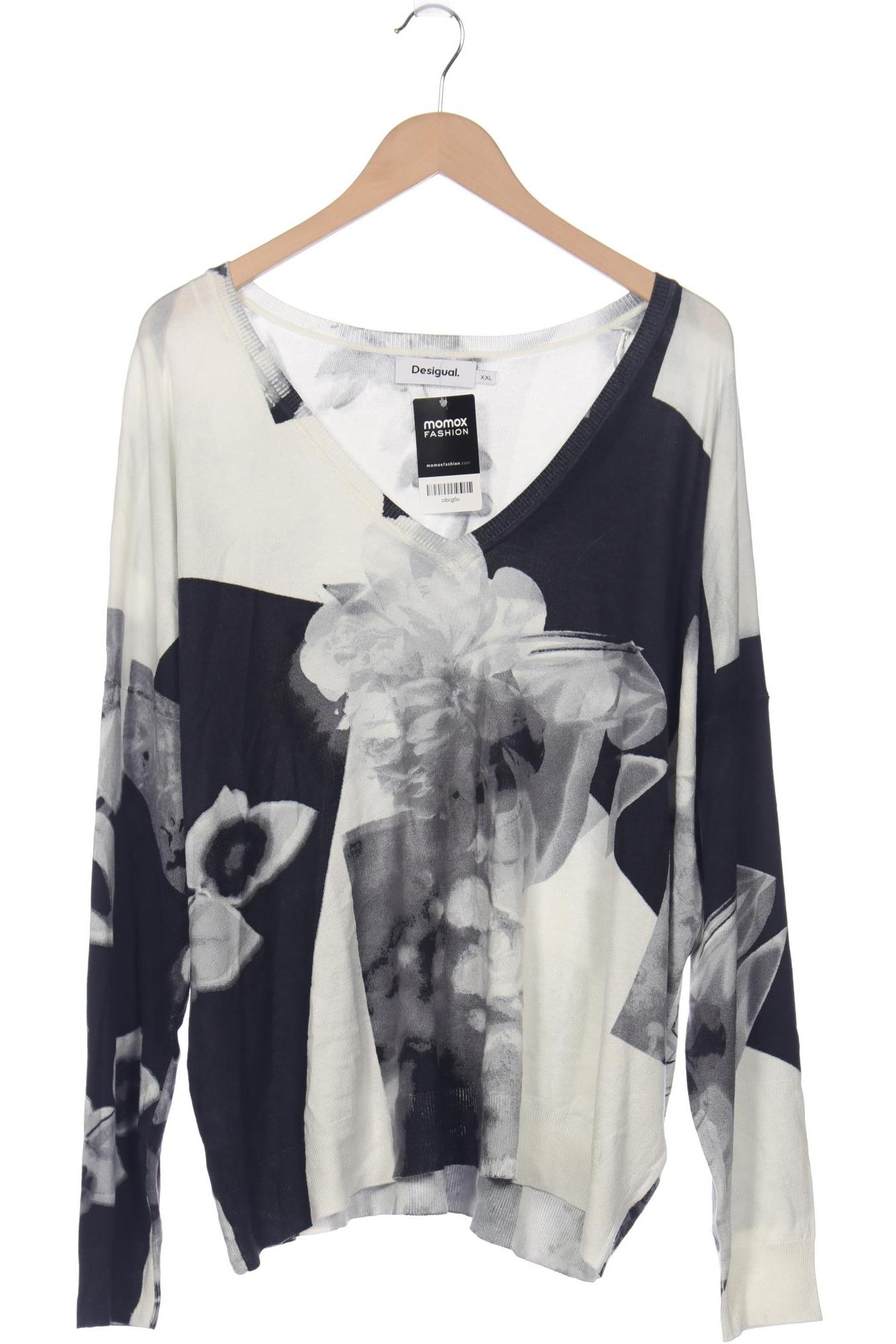 

Desigual Damen Pullover, grau, Gr. 46