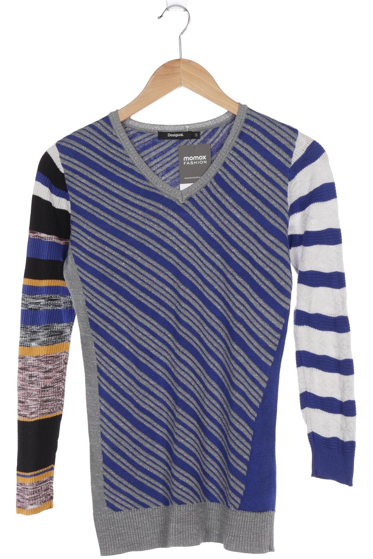 

Desigual Damen Pullover, blau, Gr. 36