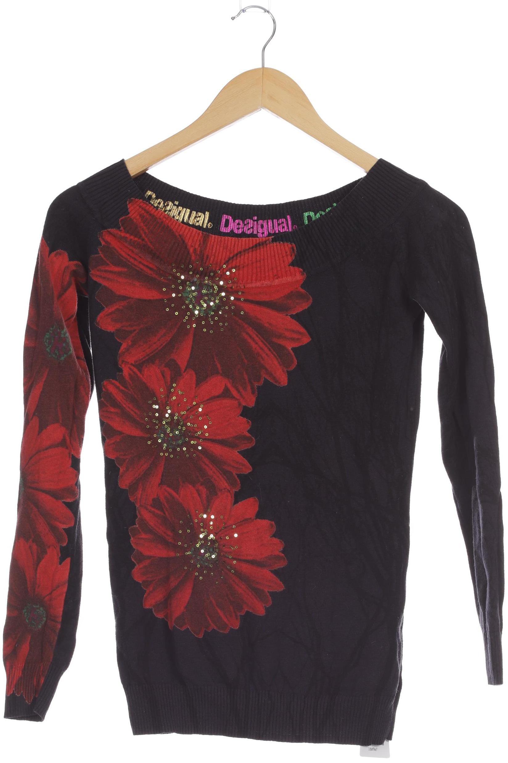 

Desigual Damen Pullover, blau, Gr.