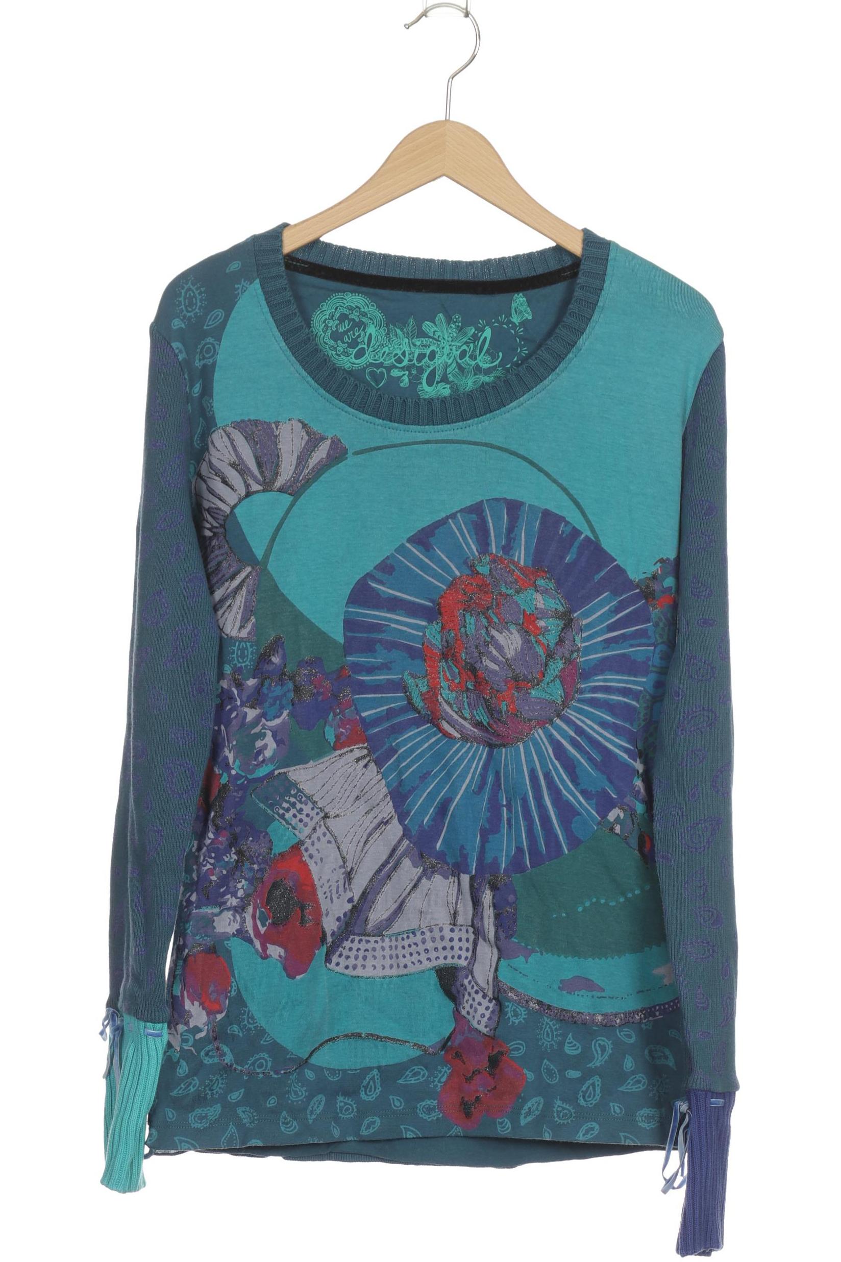 

Desigual Damen Pullover, türkis, Gr.