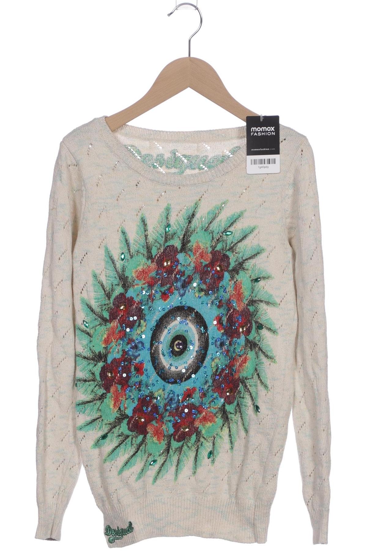 

Desigual Damen Pullover, beige, Gr. 36