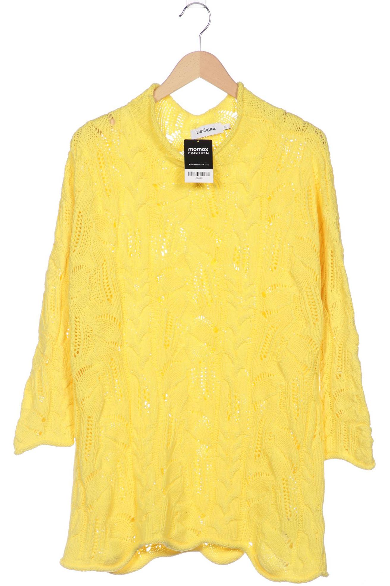 

Desigual Damen Pullover, gelb, Gr. 44