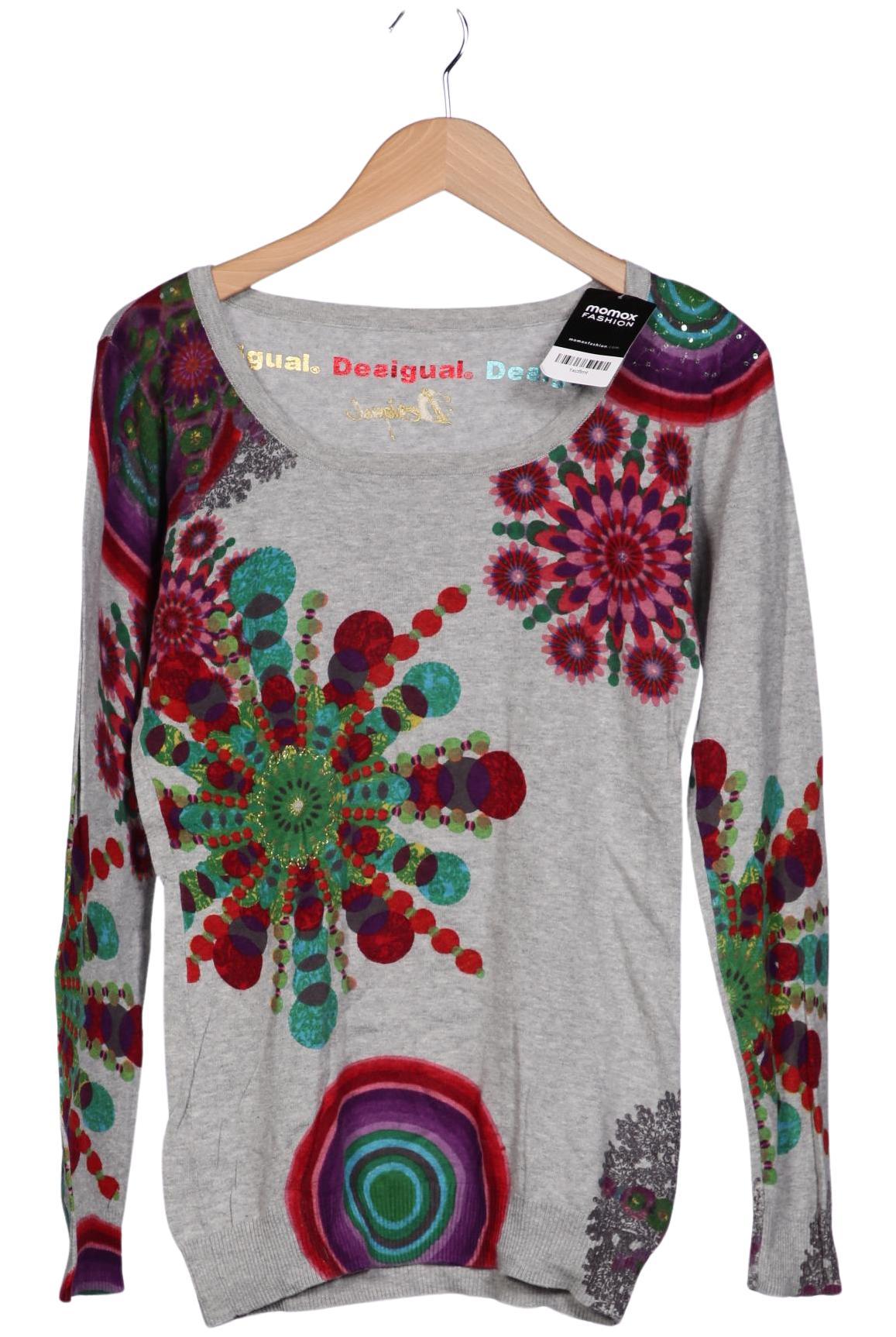 

Desigual Damen Pullover, grau, Gr. 46