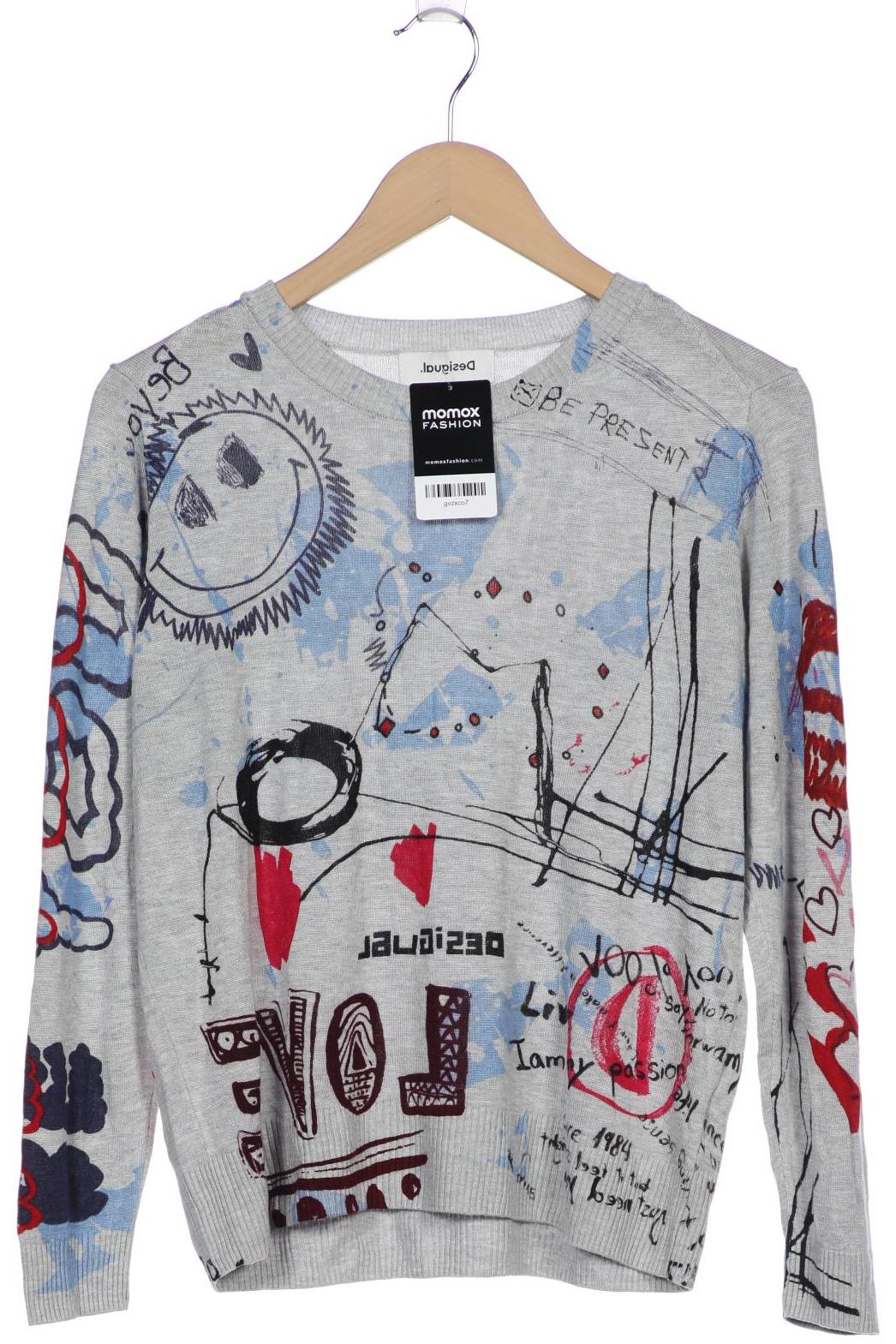 

Desigual Damen Pullover, grau, Gr. 44