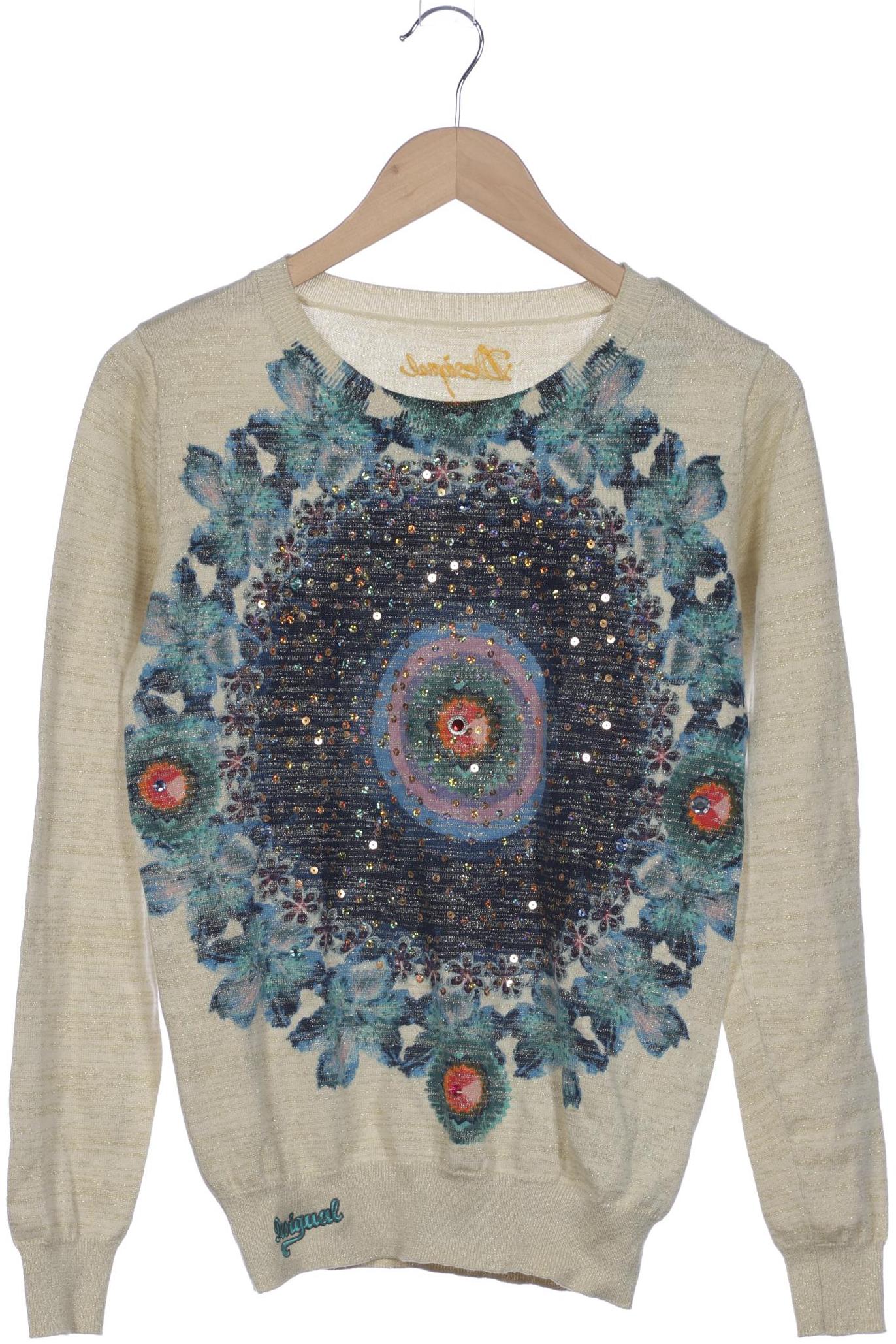 

Desigual Damen Pullover, beige, Gr. 42