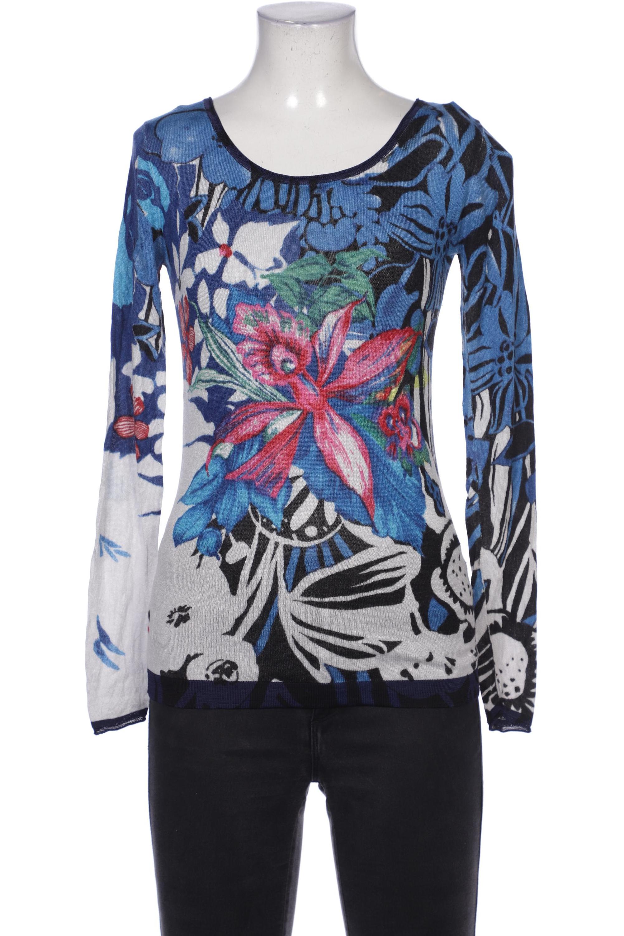 

Desigual Damen Pullover, blau, Gr. 36