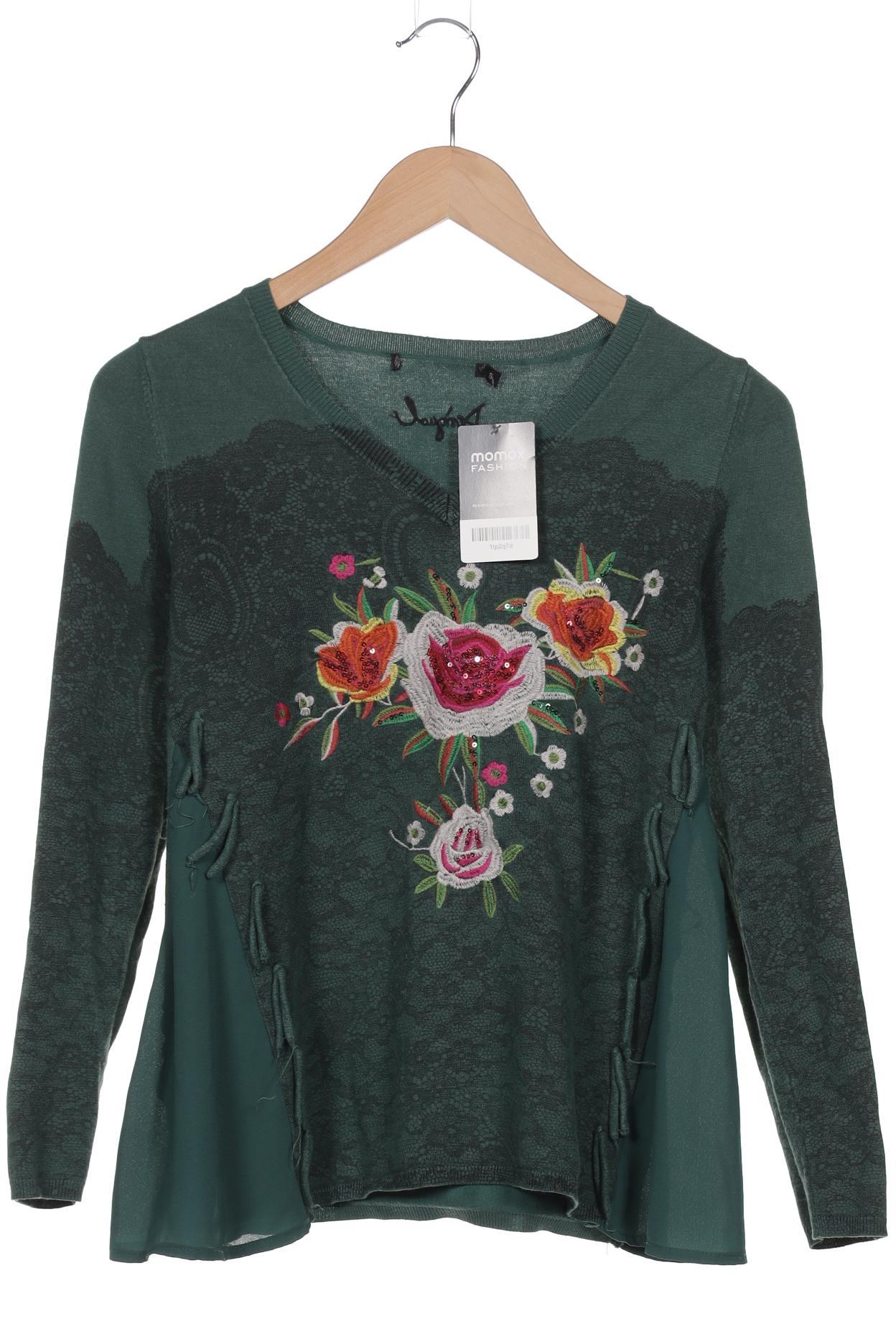 

Desigual Damen Pullover, grün, Gr. 34