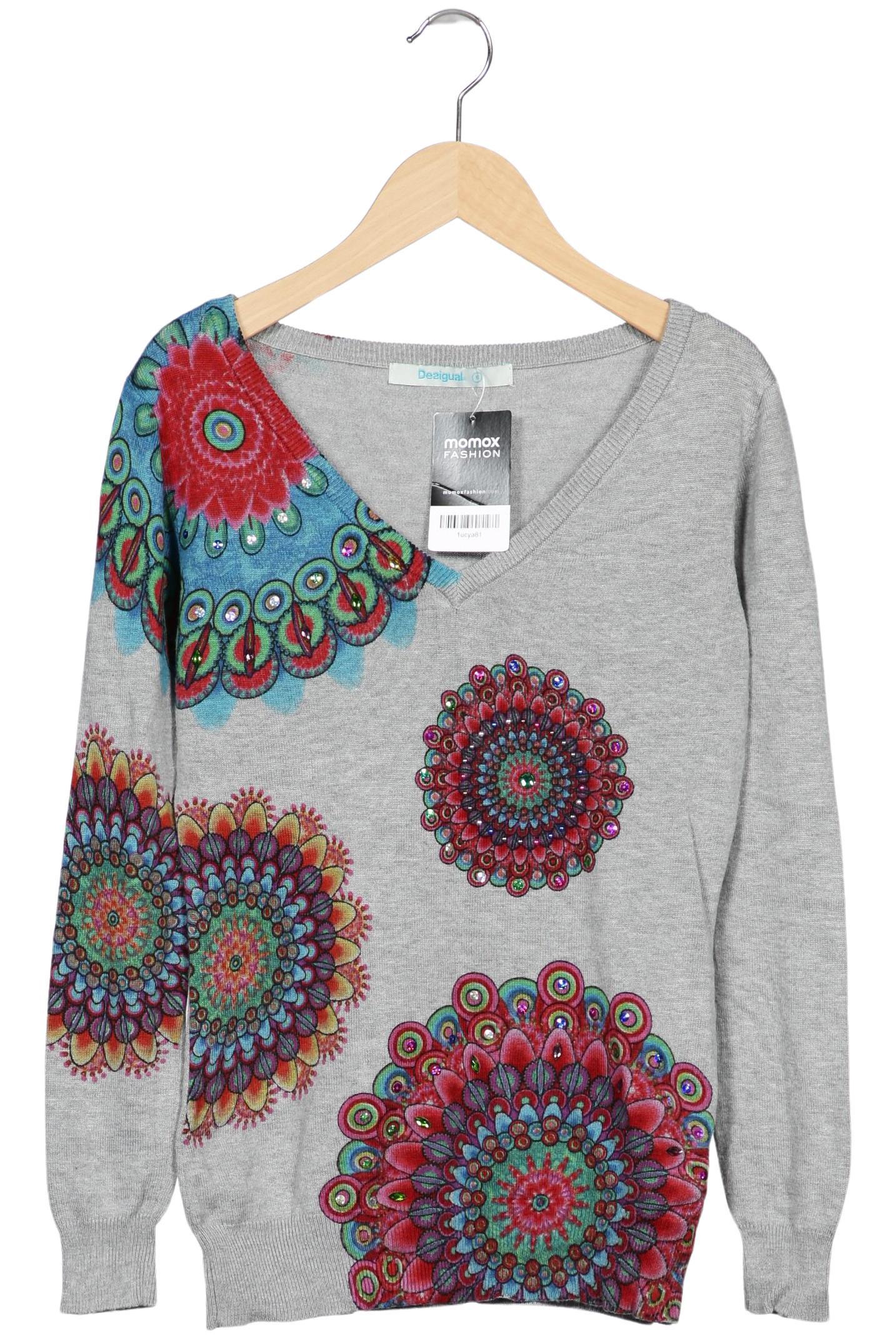 

Desigual Damen Pullover, grau, Gr. 36