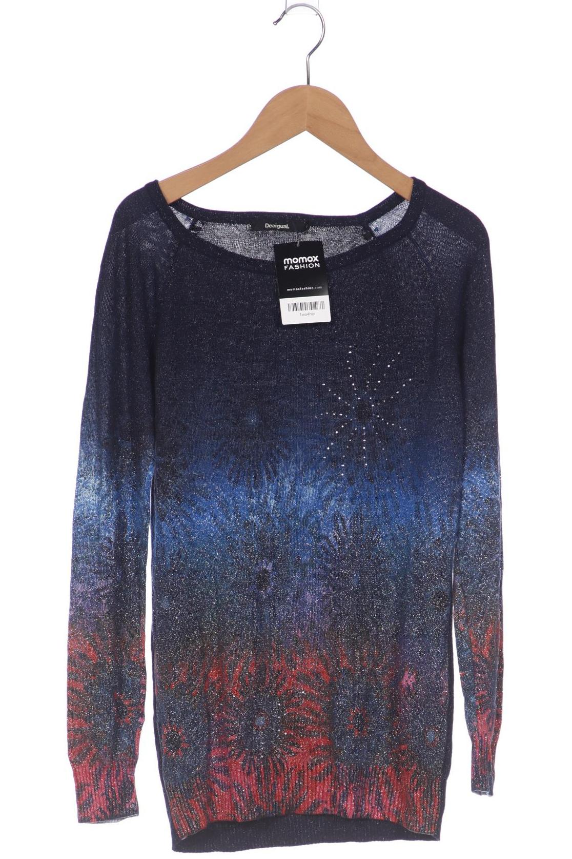 

Desigual Damen Pullover, marineblau, Gr. 36